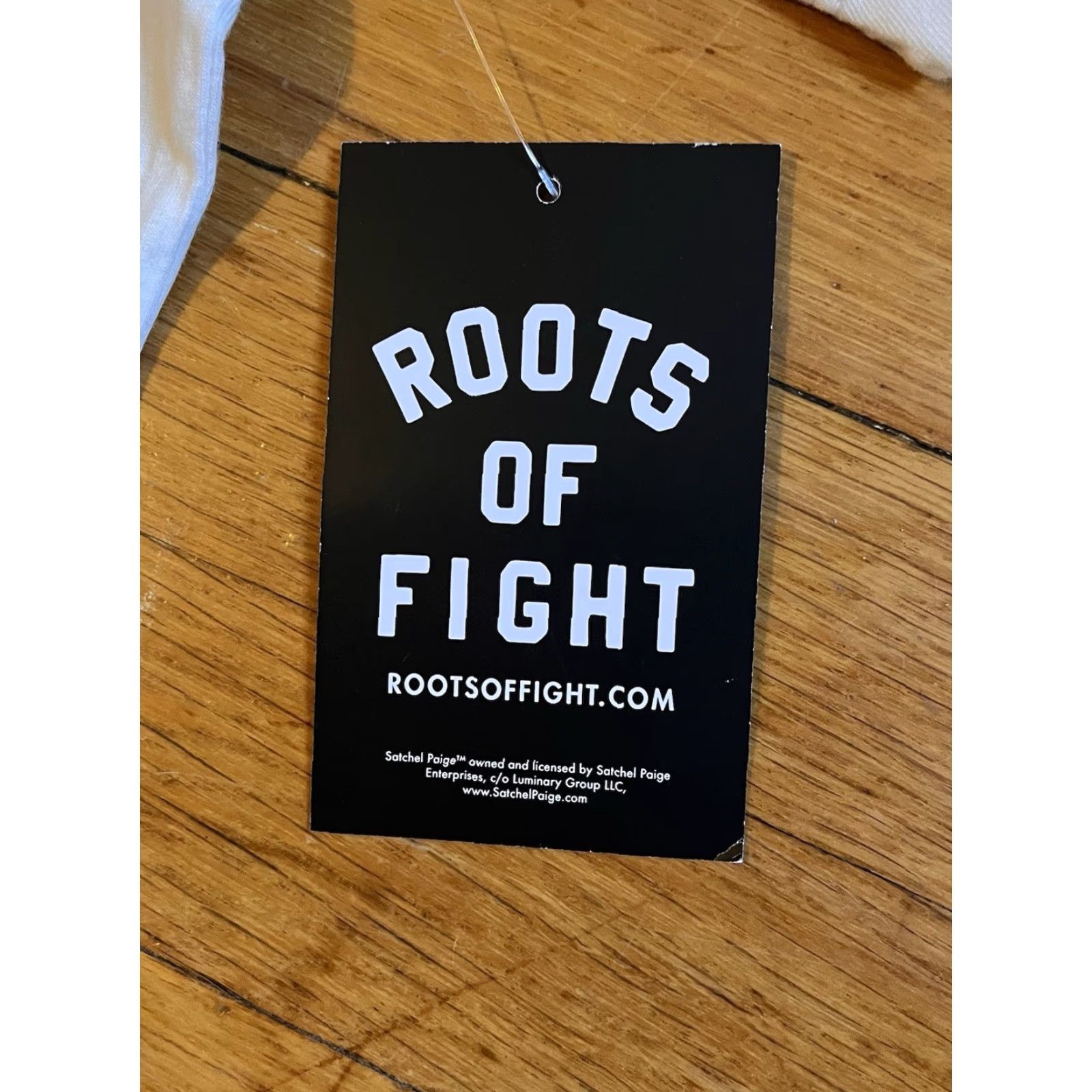 Roots Roots of Fight Satchel Paige What's the Rush Shirt Men's Large Ivory Size US L / EU 52-54 / 3 - 5 Thumbnail