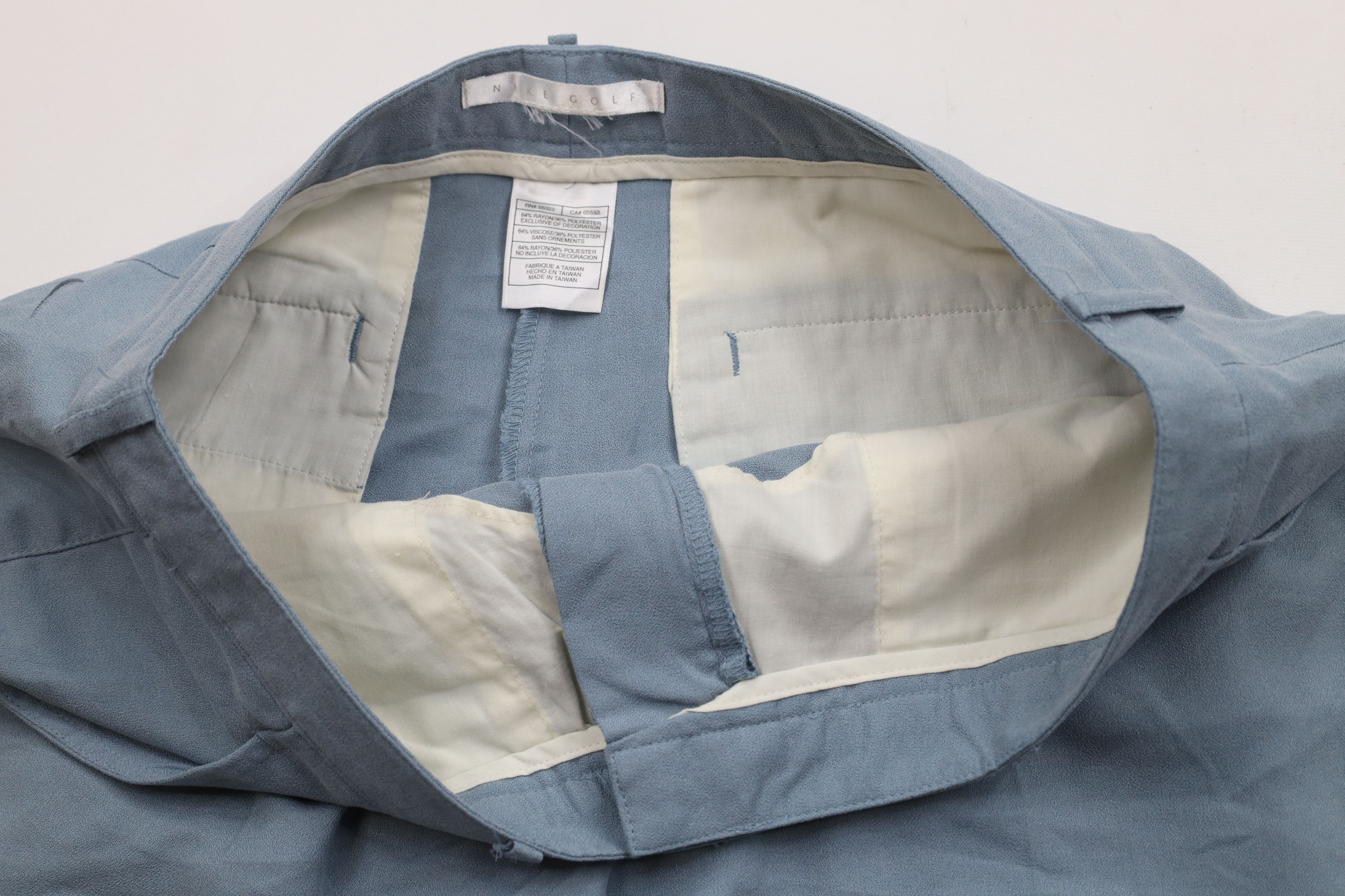 Nike × Vintage Vintage 90s Nike Golf Scott Mini Swoosh Pleated Chino Shorts Size US 32 / EU 48 - 6 Thumbnail
