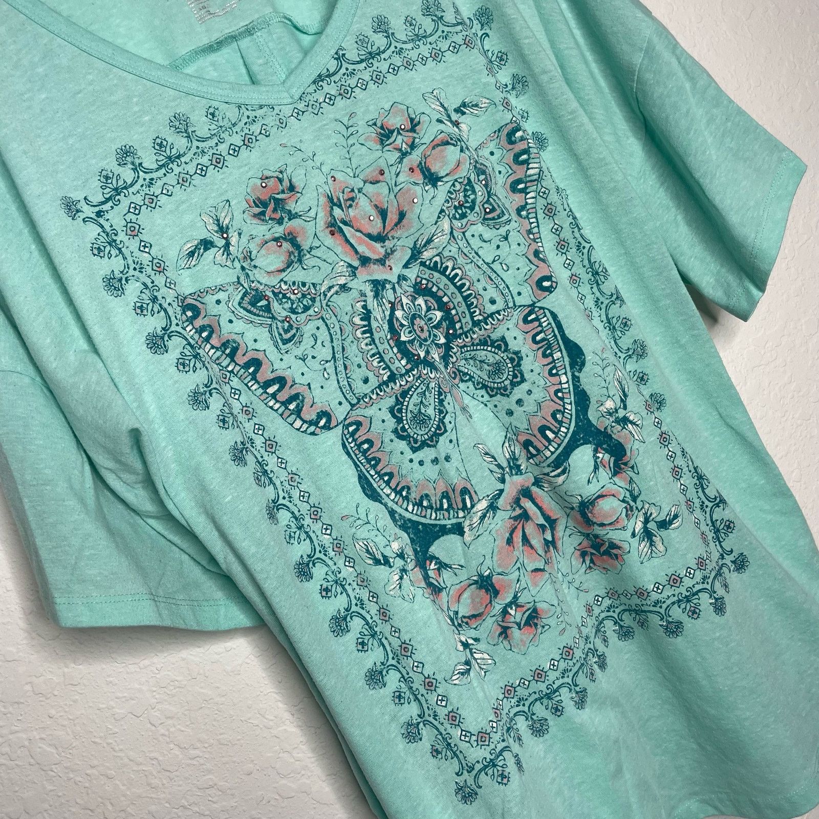 Walmart Terra & Sky Butterfly Shirt Size 3XL / US 20-22 - 5 Thumbnail