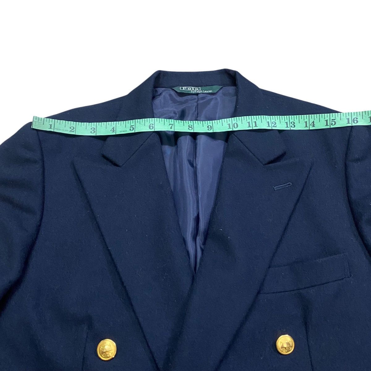 Polo Ralph Lauren Vintage Polo Ralph Lauren Double Breasted Blazer Size 170 Size 40R - 17 Thumbnail