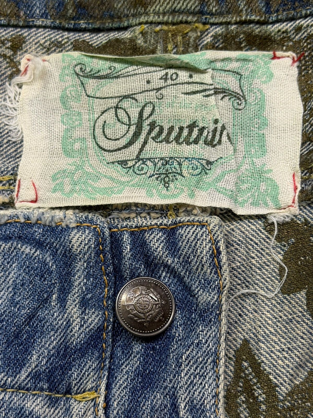 Hysteric Glamour Vintage Sputnik Japan Distressed Archive Y2K Japanese Denim Size US 34 / EU 50 - 10 Thumbnail