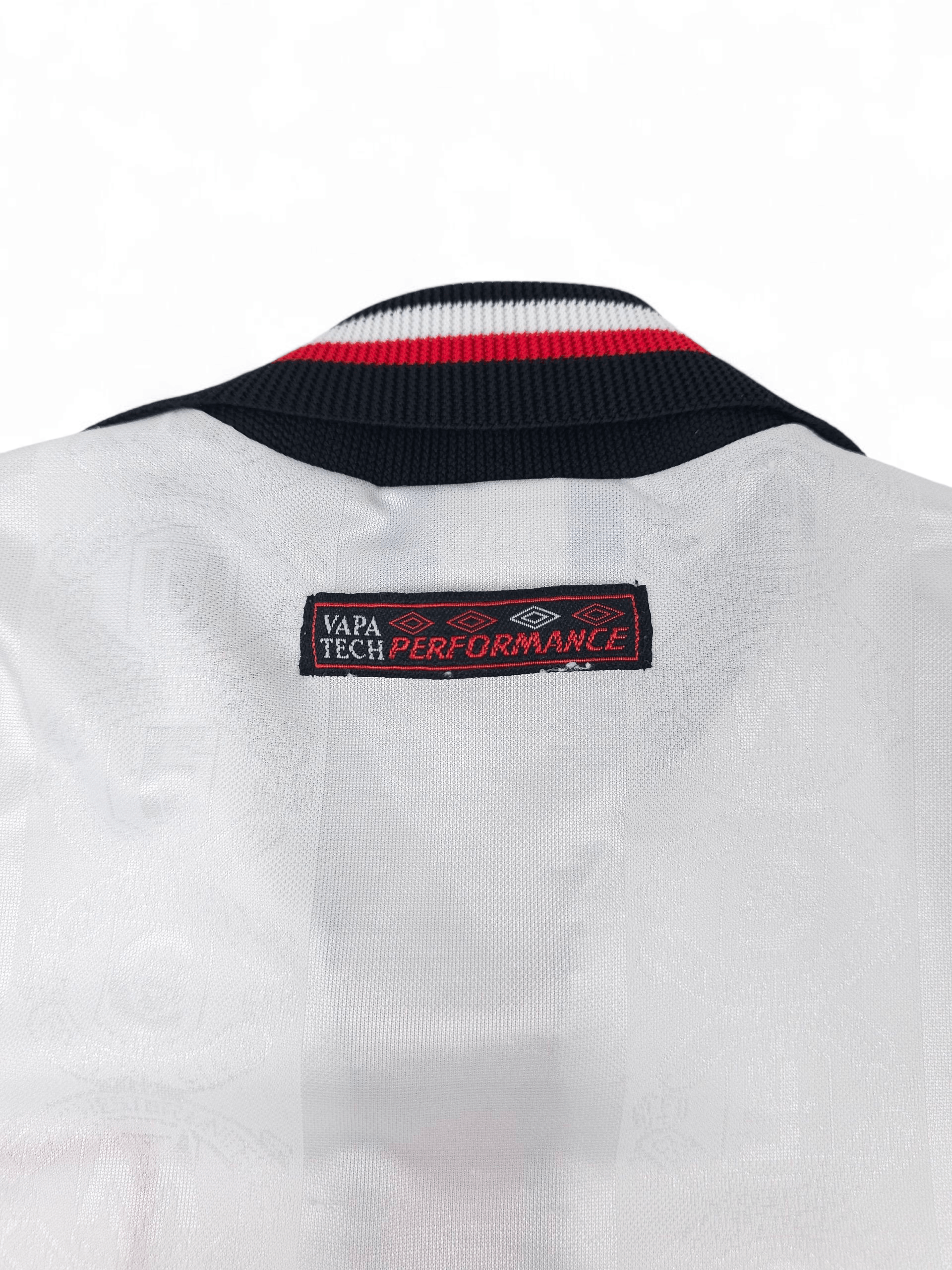 Umbro 💎 Manchester United 1997-1998-1999 Away Soccer Jersey Tee Size US S / EU 44-46 / 1 - 5 Thumbnail