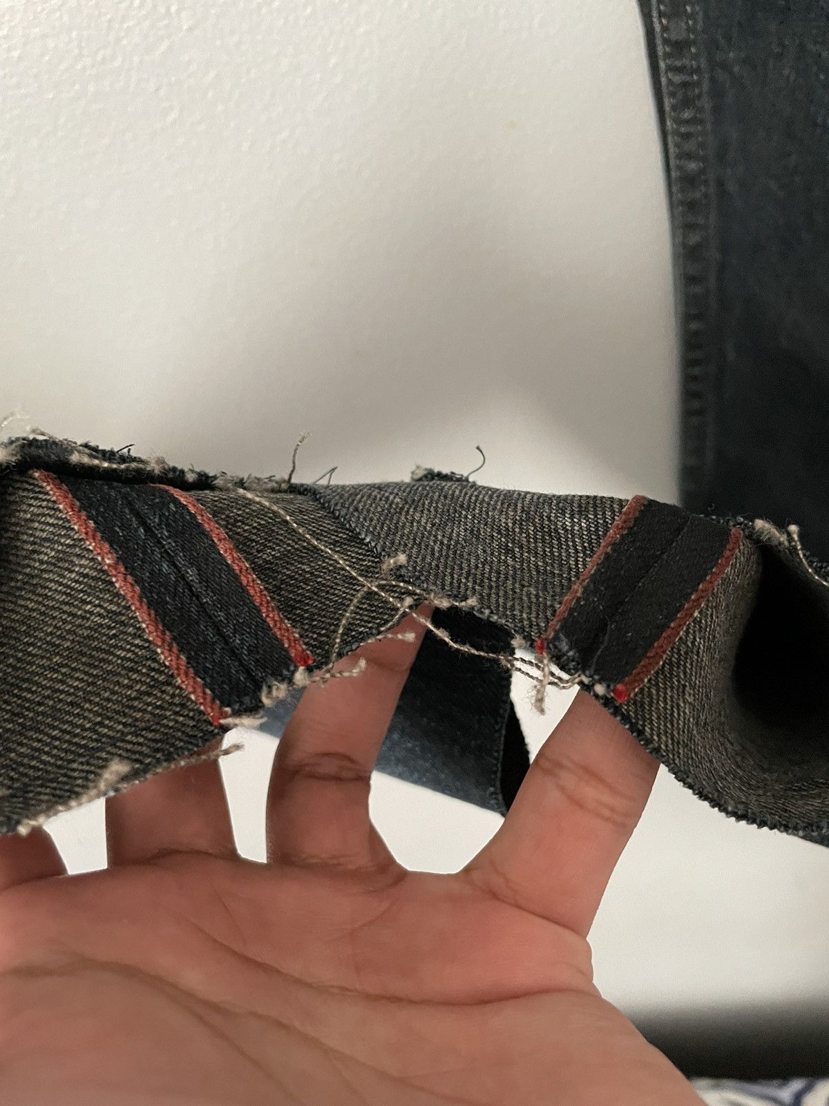 Rick Owens Detroit Cut Dirty Blue Mudwash Selvedge Denim Size US 30 / EU 46 - 3 Thumbnail