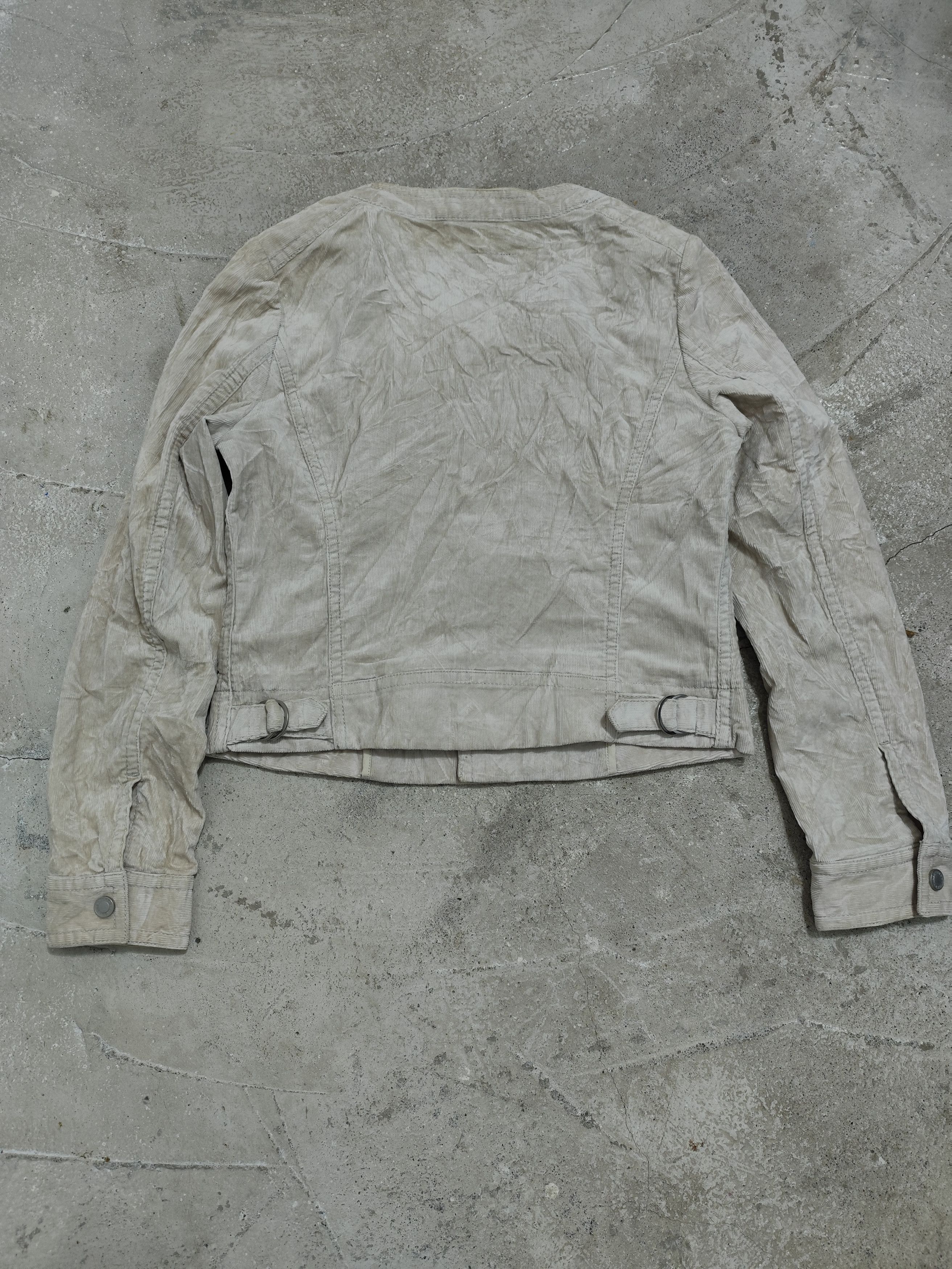 Yohji Yamamoto Vintage Ined By Yohji Yamamoto Corduroy asymmetrical jacket Size US S / EU 44-46 / 1 - 6 Thumbnail