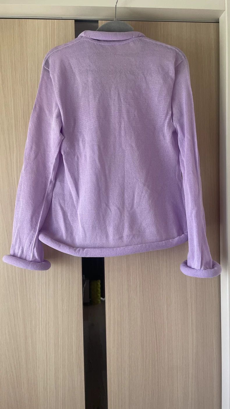 Issey Miyake Issey Miyake size:2 Purple lotus root long-sleeved top Size M / US 6-8 / IT 42-44 - 3 Thumbnail