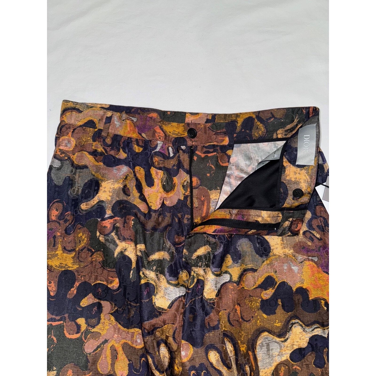 Dior Dior And Peter Doig Silk Cotton Camouflage Oblique Jacquard Size US 34 / EU 50 - 6 Thumbnail