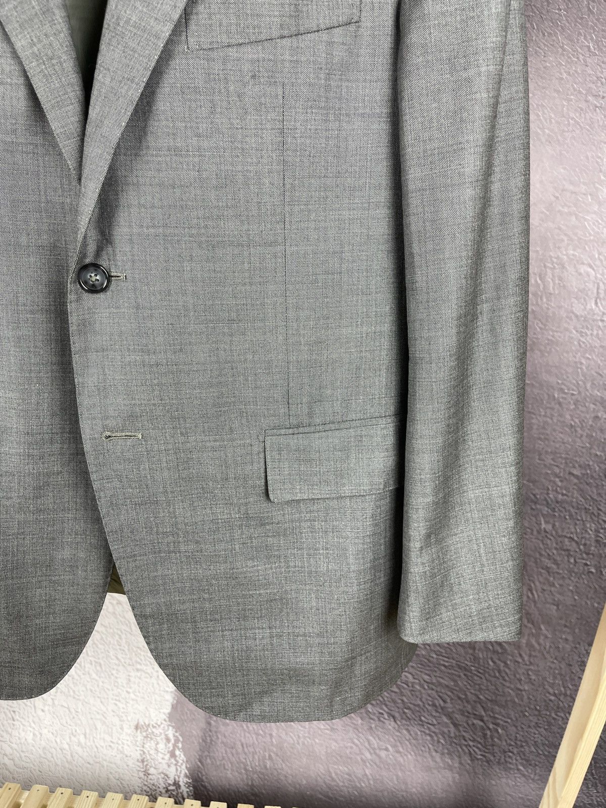 Corneliani Corneliani virgin wool grey 2 button blazer coat Size 42R - 5 Thumbnail