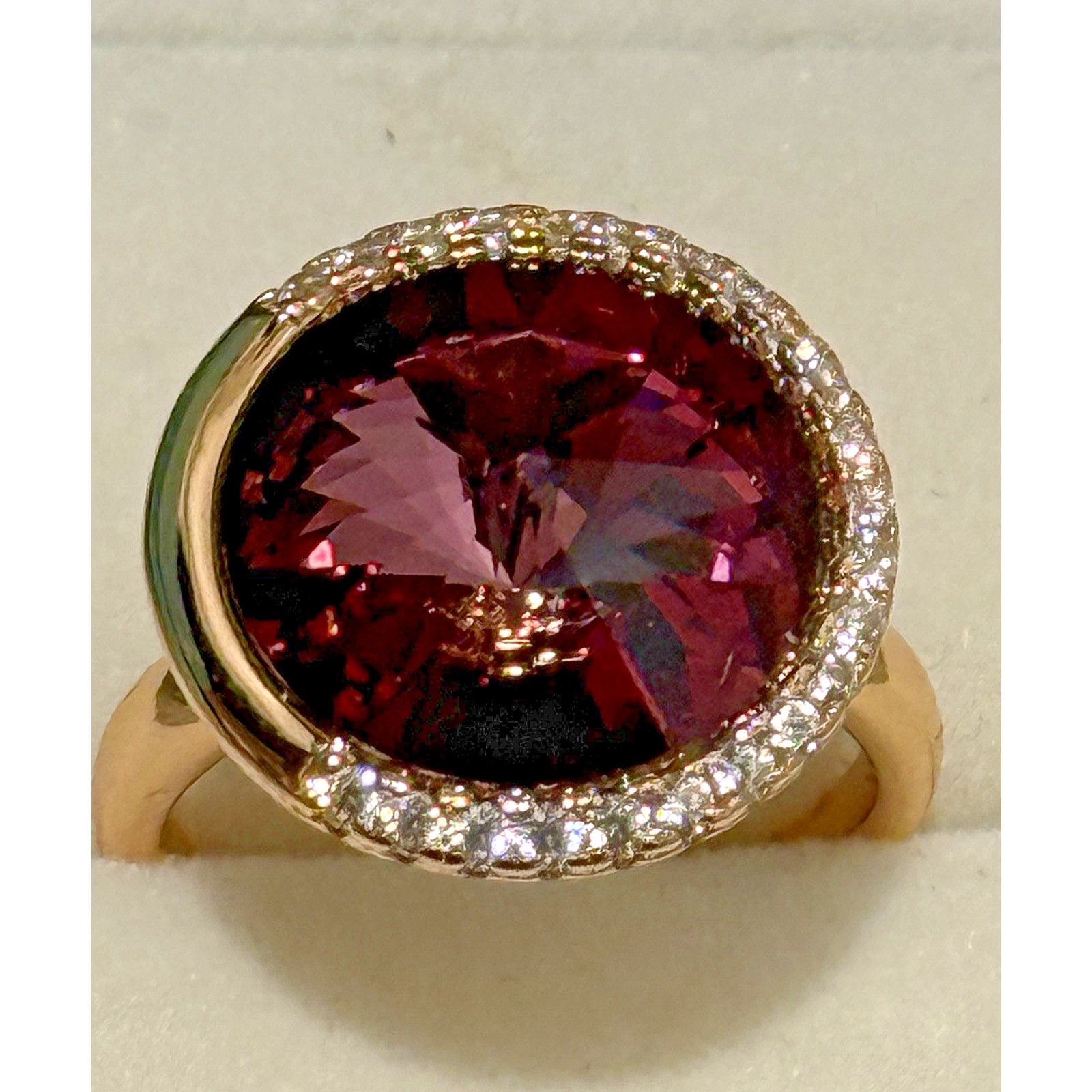 Other Swarovski ring purple elegant ladies gold tone ring SIze 7 Size ONE SIZE - 8 Thumbnail