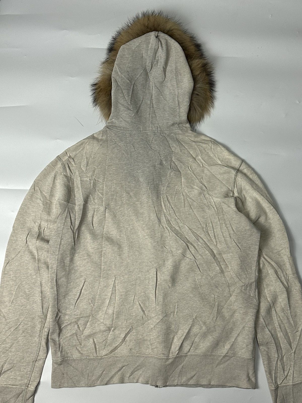 Japanese Brand × Le Grande Bleu (L.G.B.) × Polo Ralph Lauren Fur hoodie Polo Ralph Lauren Cream Faded Ifsix Lgb Style Size US L / EU 52-54 / 3 - 5 Thumbnail