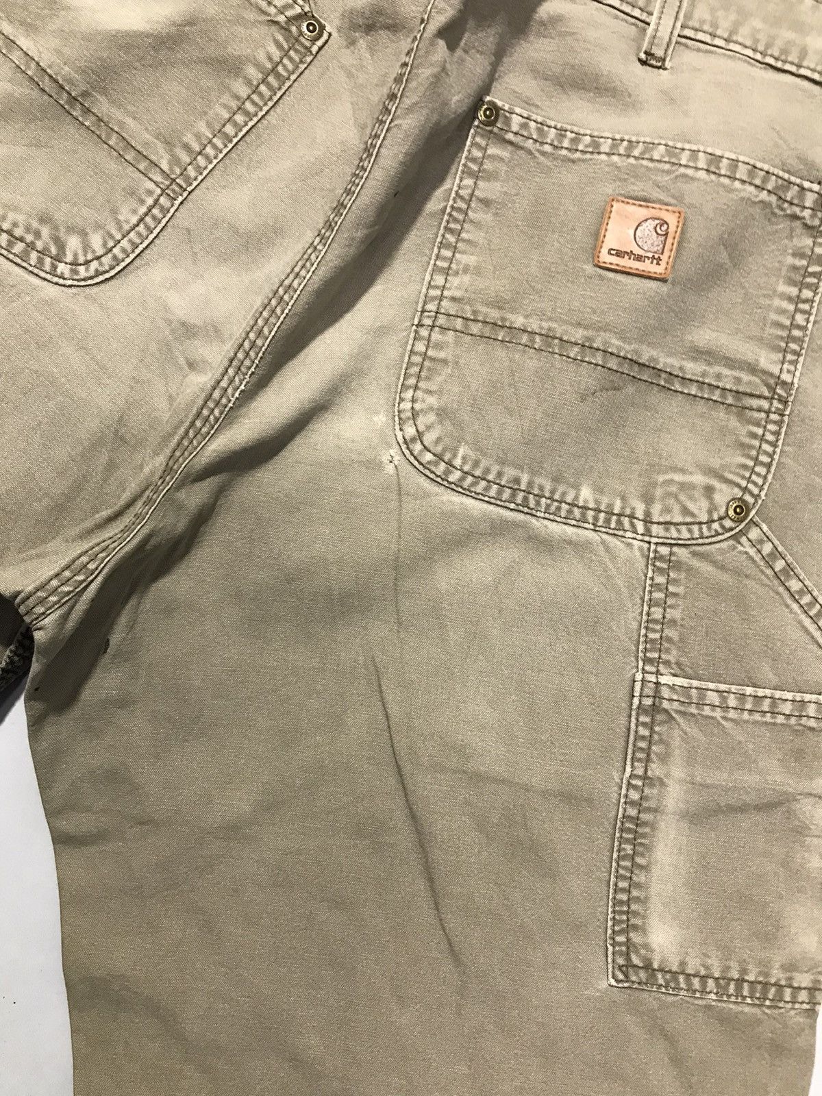 Carhartt Vintage Carhartt B195 LBR double knee workwear denim Size US 34 / EU 50 - 10 Thumbnail