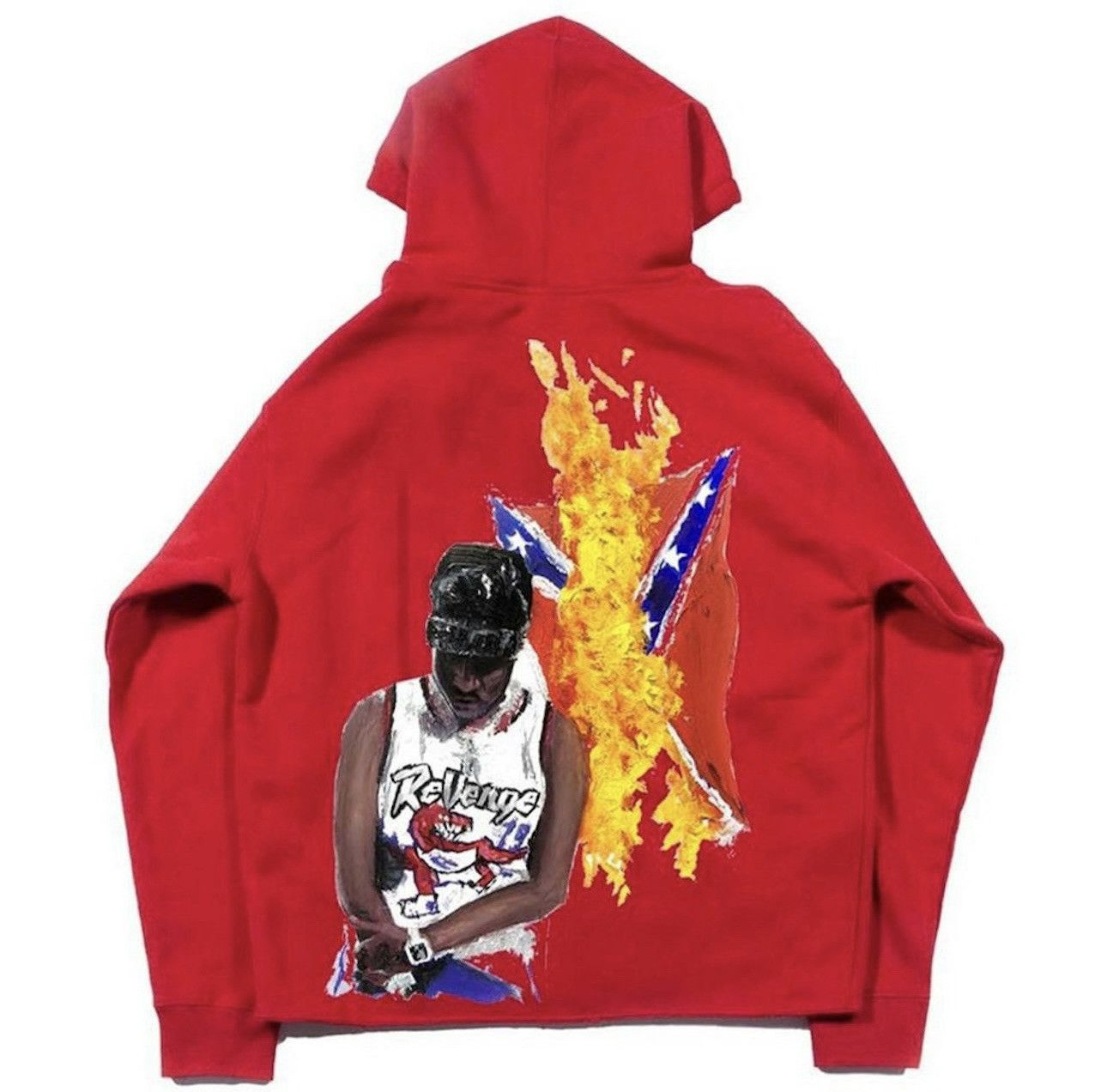 Revenge Revenge Ski Mask Burn The Hoods Hoodie Red Size US XXL / EU 58 / 5 - 7 Thumbnail