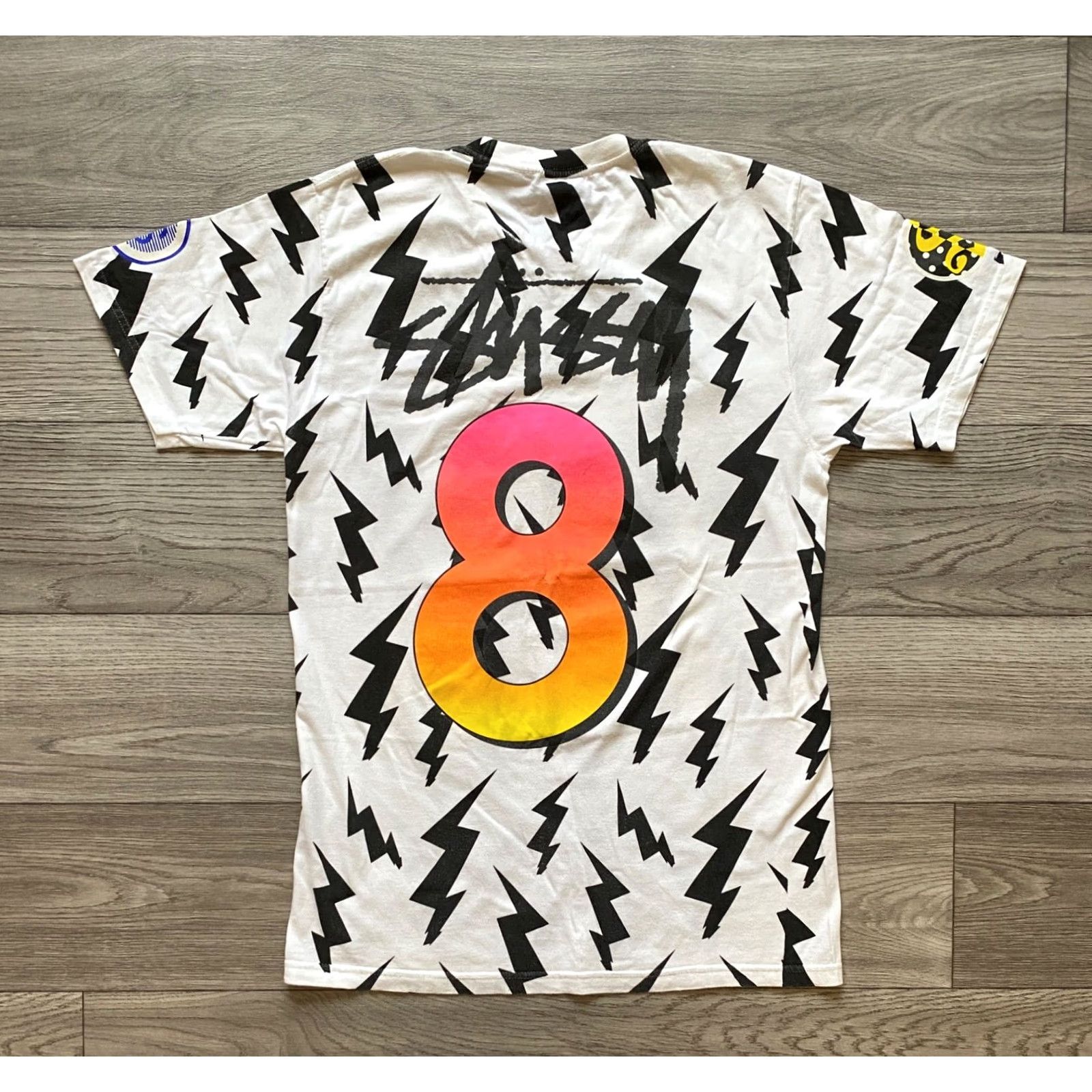 Vintage VINTAGE Stussy Bolt Tribe Tee Shirt Mens Size M White T-Shirt Mens Shirt Size US M / EU 48-50 / 2 - 2 Thumbnail