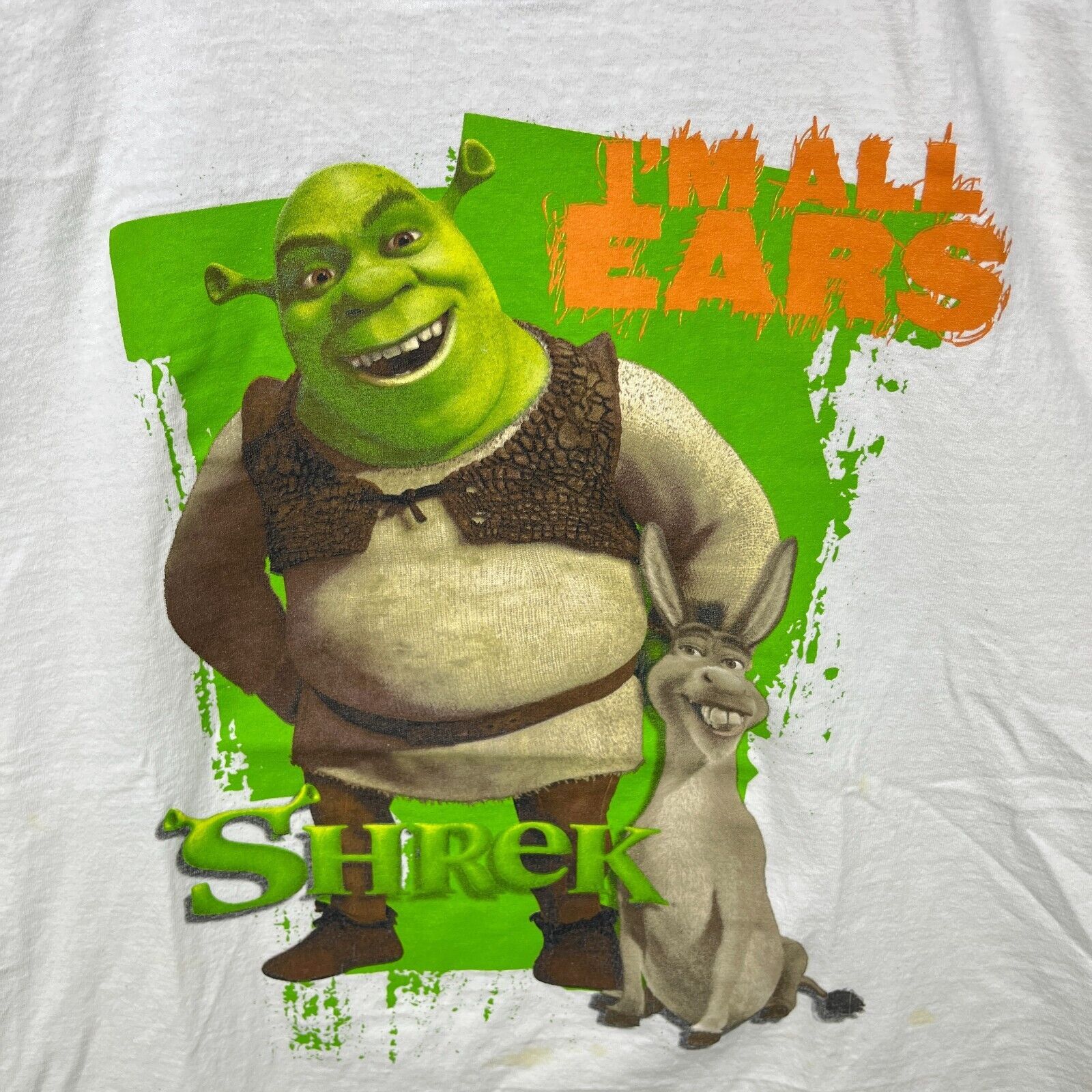 Vintage Vintage Y2K Shrek 2 Movie Promo T Shirt XL I'm All Ears 2004 Size US XL / EU 56 / 4 - 3 Thumbnail