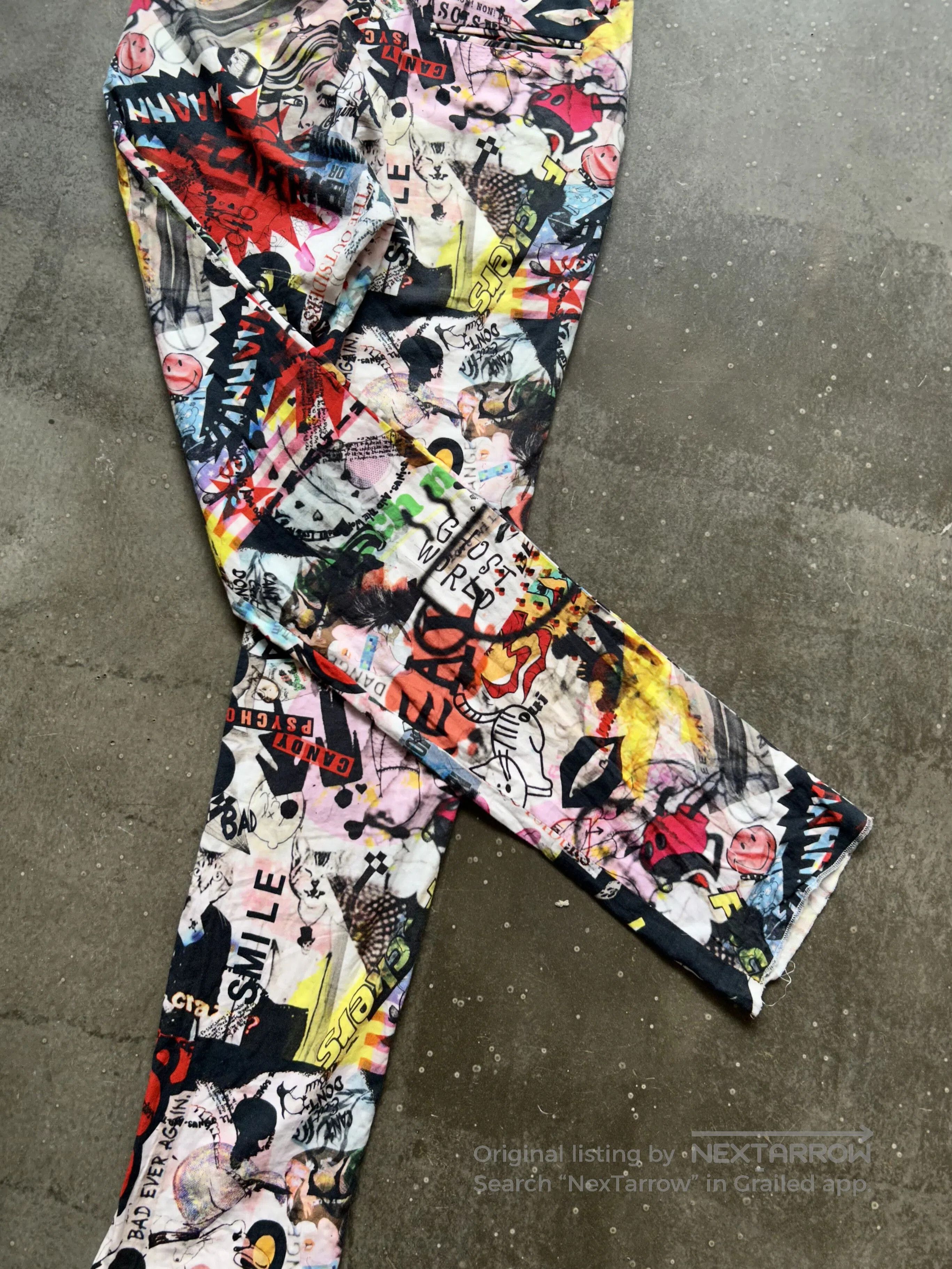 Nozomi Ishiguro Nozomi Ishiguro Graffiti Print Long Pants. Size US 34 / EU 50 - 6 Thumbnail