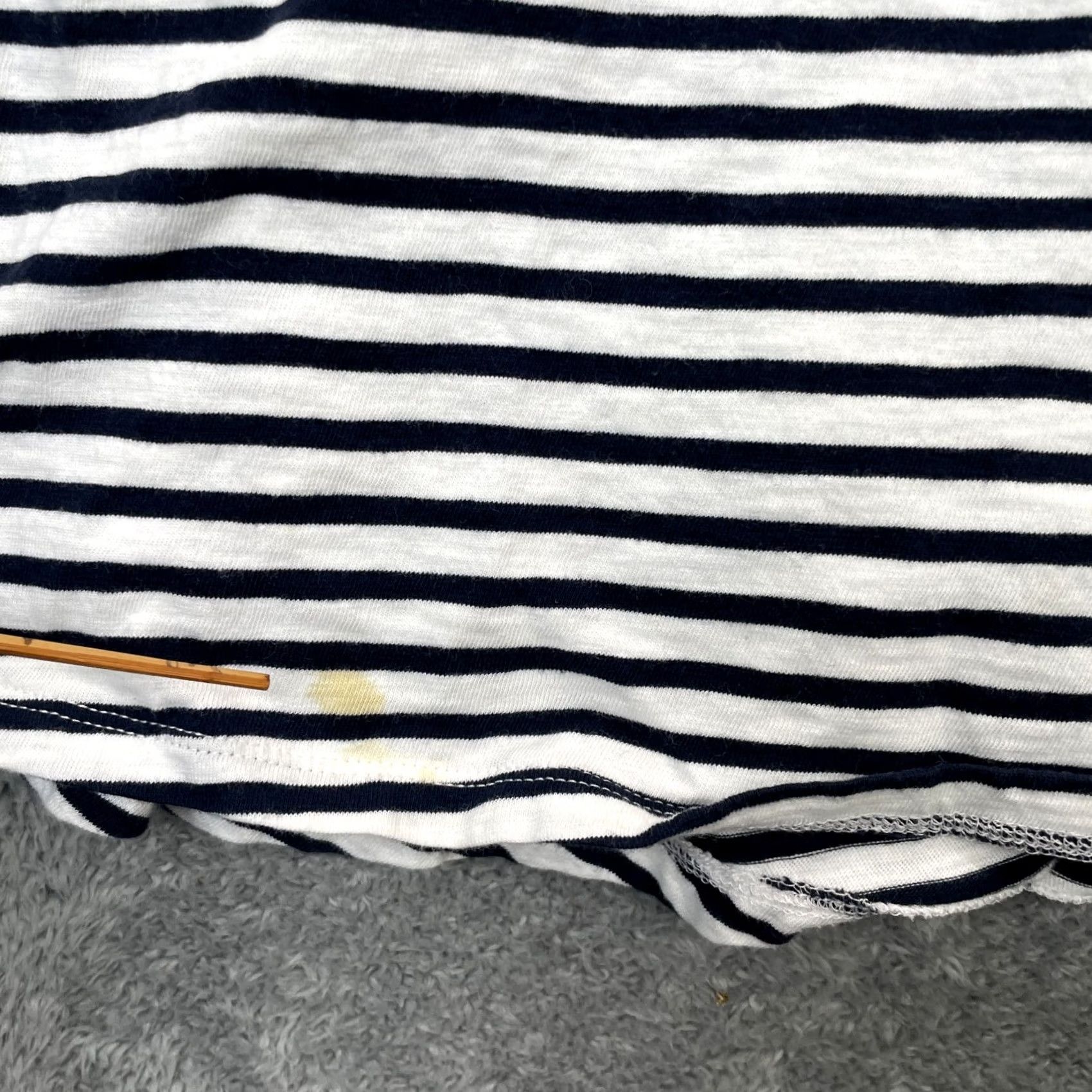 J.Crew VINTAGE J.CREW Dress Womens M White Stripe Sleeveless V-Neck Mini Swingy Casual Party/Cocktail Travel Beach Preppy 90s Mens Womens Girls Size M / US 6-8 / IT 42-44 - 5 Thumbnail