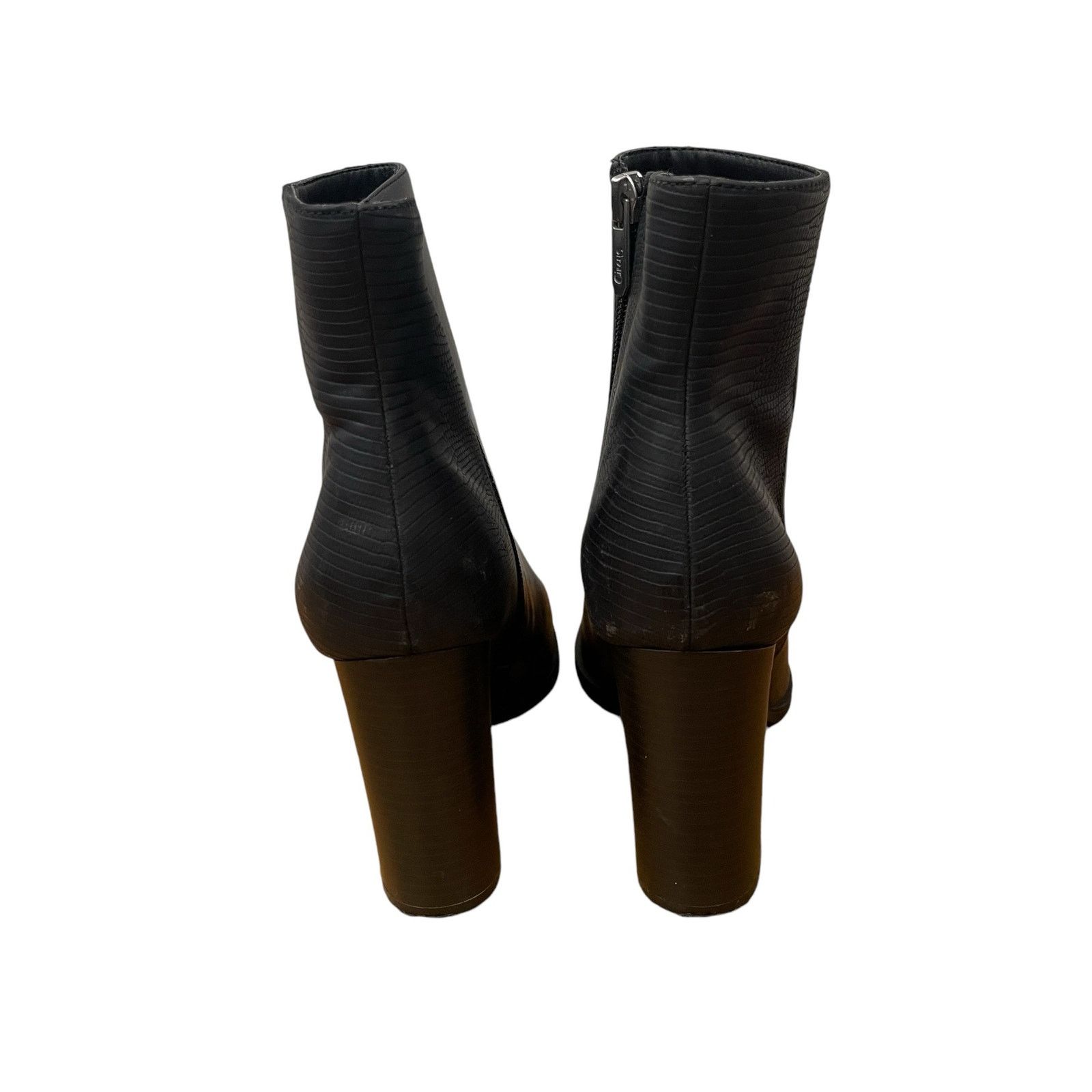 Sam Edelman Circus by Sam Edelman Black Croc Embossed Bootie Size 8.5 Size US 8.5 / IT 38.5 - 4 Thumbnail