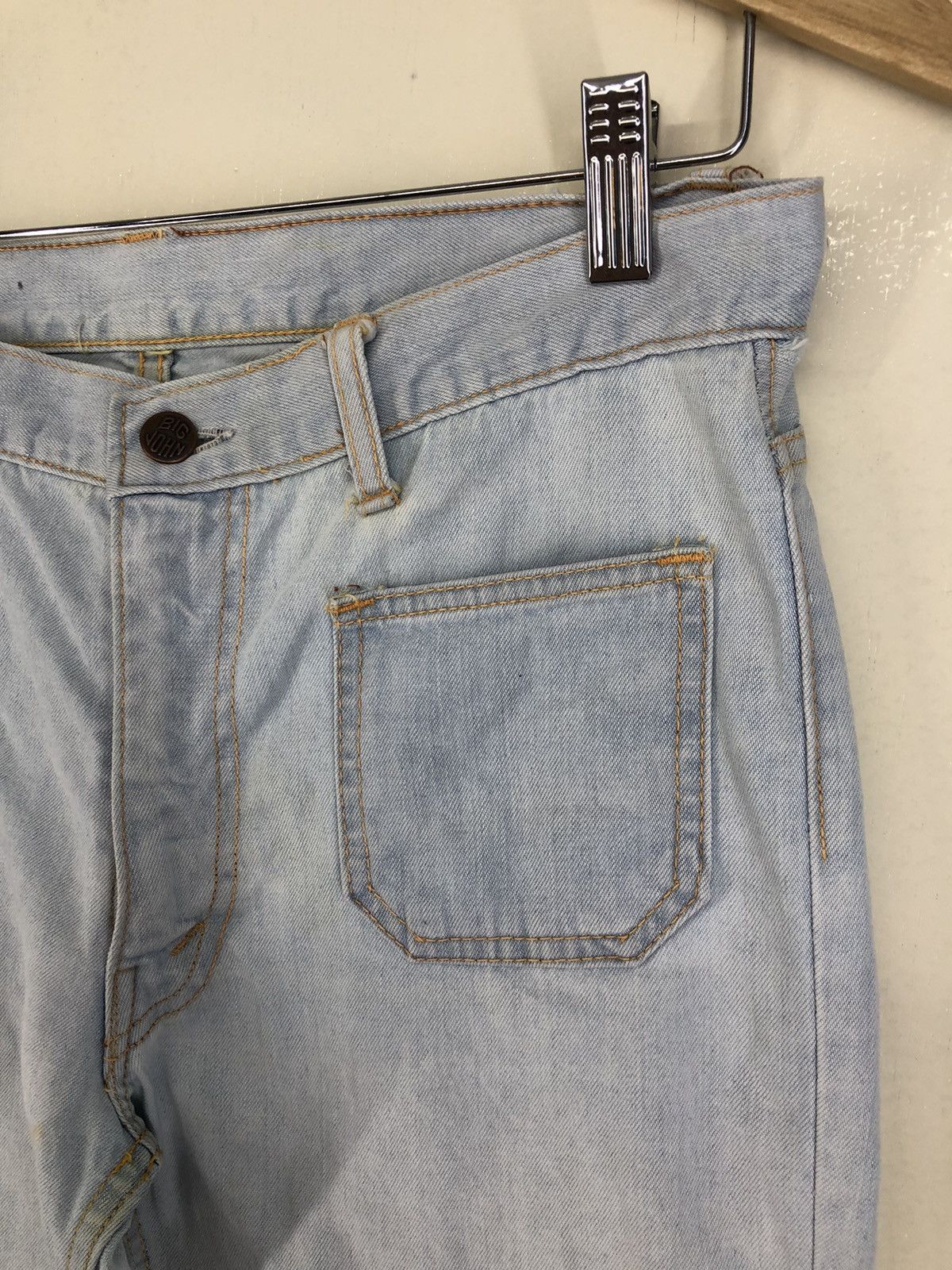 Big John Vintage Big John Flared Bootcut Light Wash Bush Pants Size US 30 / EU 46 - 6 Thumbnail