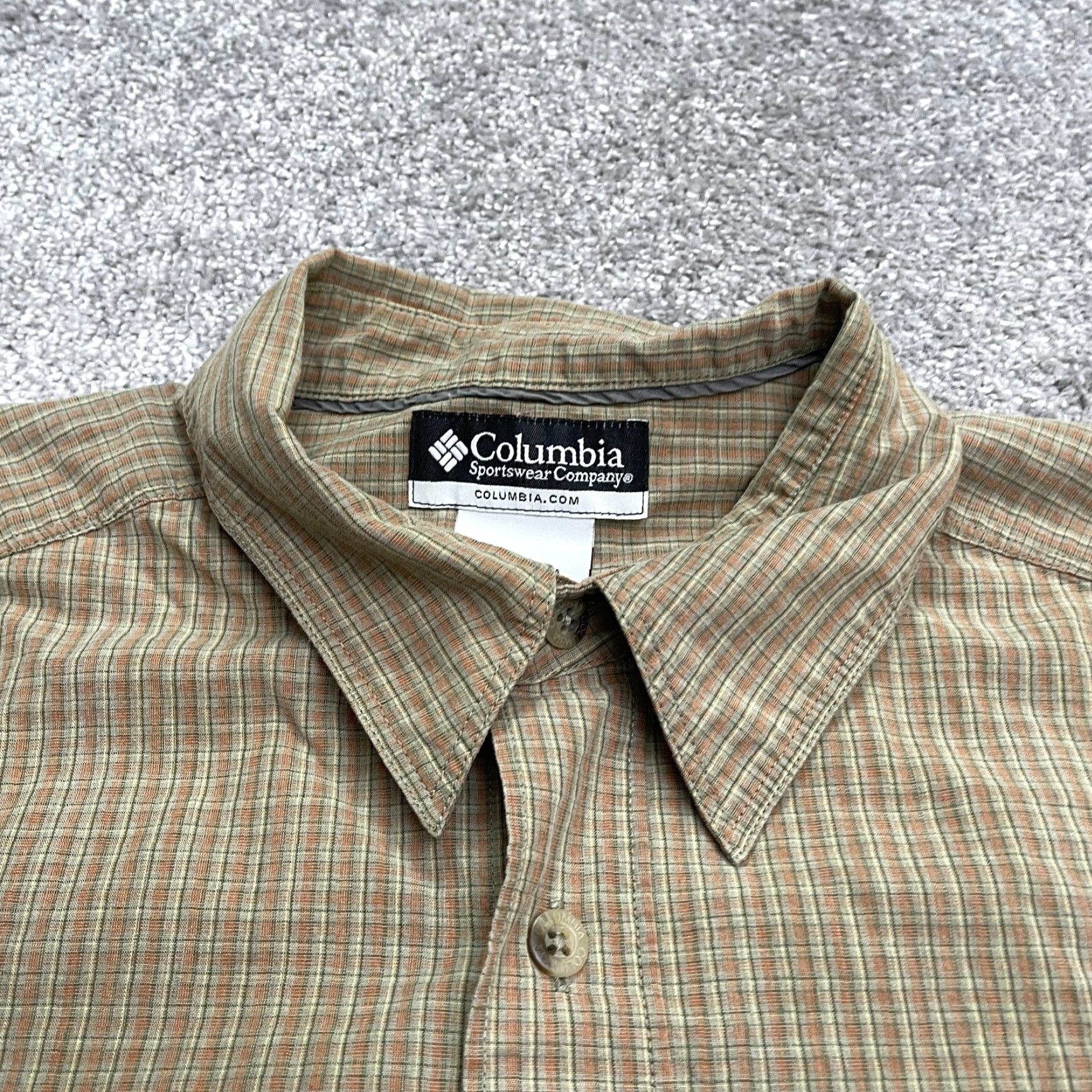 Vintage Columbia Plaid Shirt Button-Down Shirt Mens L Multi Short Sleeve Outdoor Top Size US L / EU 52-54 / 3 - 3 Thumbnail