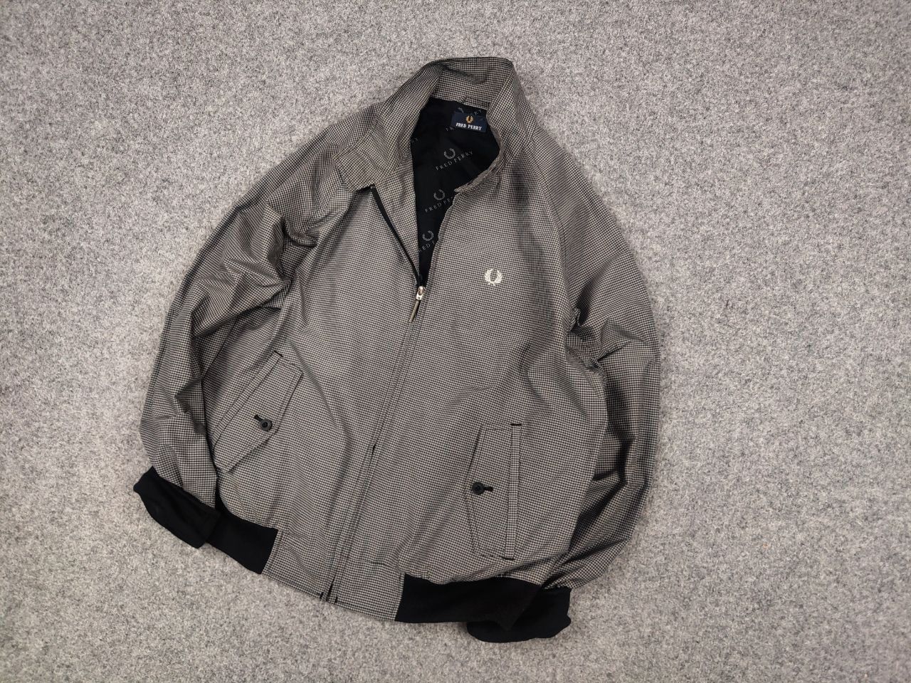 Fred Perry Vintage Fred Perry Light Classic Cotton chek Bomber jacket Size US M / EU 48-50 / 2 - 3 Thumbnail