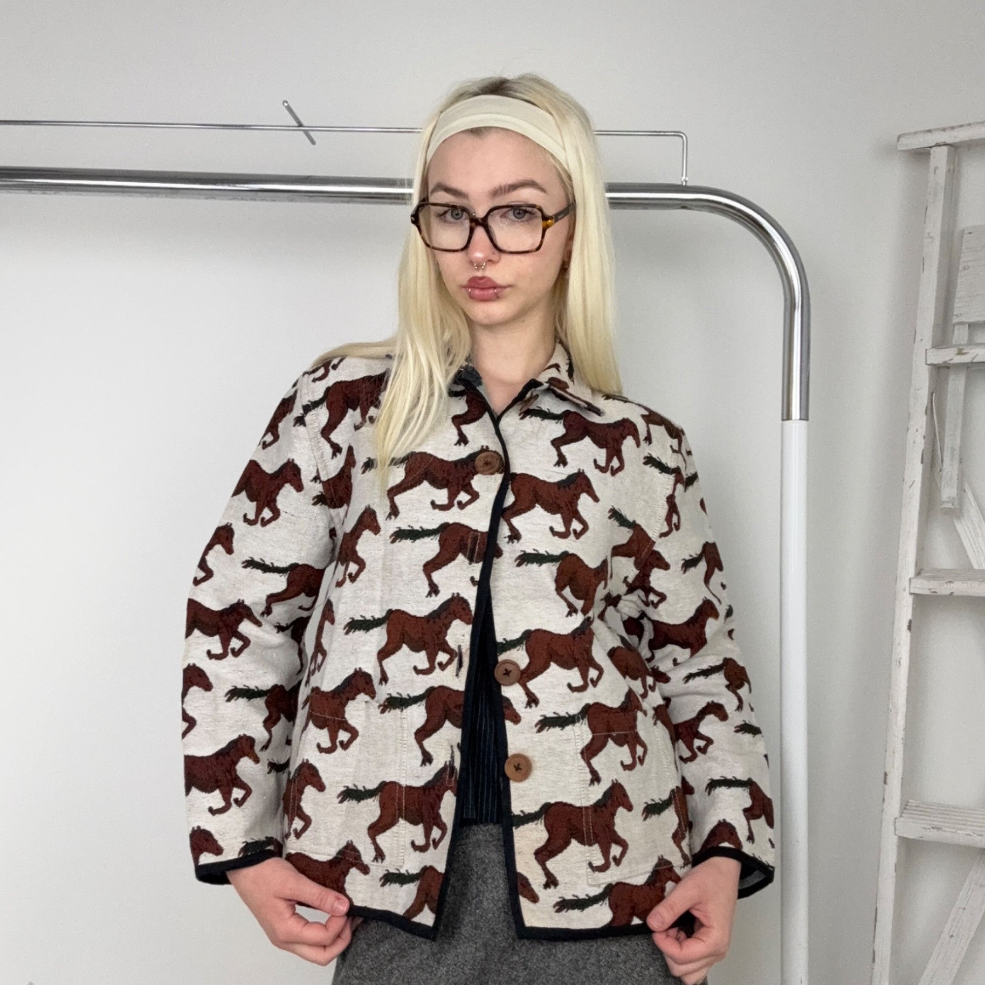 Other L - Pony All Over Print Blazer Size US L / EU 52-54 / 3 - 1 Thumbnail