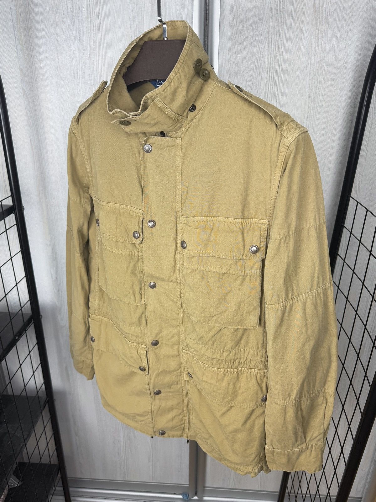 Polo Ralph Lauren Polo Ralph Lauren Beige Tan Army Utility Jacket Military Size US S / EU 44-46 / 1 - 6 Thumbnail