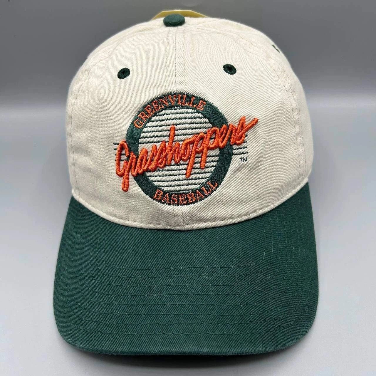The Game Vintage Greensboro Grasshoppers Hat MiLB Strap Back Cotton Size ONE SIZE - 1 Thumbnail