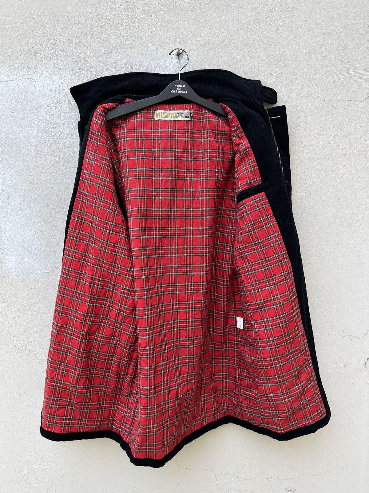 Japanese Brand VTG 90s NISMO International Racing Black Wool Duffel Jacket Size US L / EU 52-54 / 3 - 12 Thumbnail