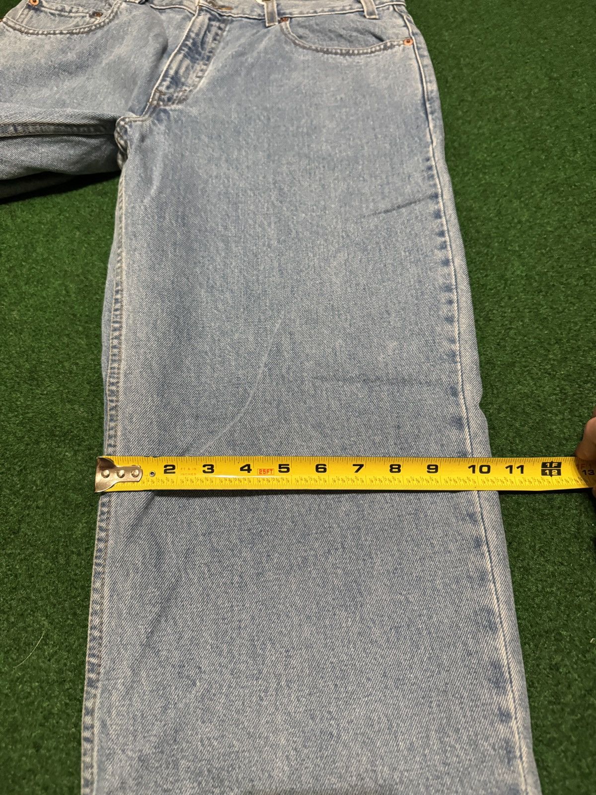 Levi's Vintage Clothing Vintage Levi’s 550 Relaxed Wide Leg Light Wash Grunge Jeans Size US 36 / EU 52 - 9 Thumbnail