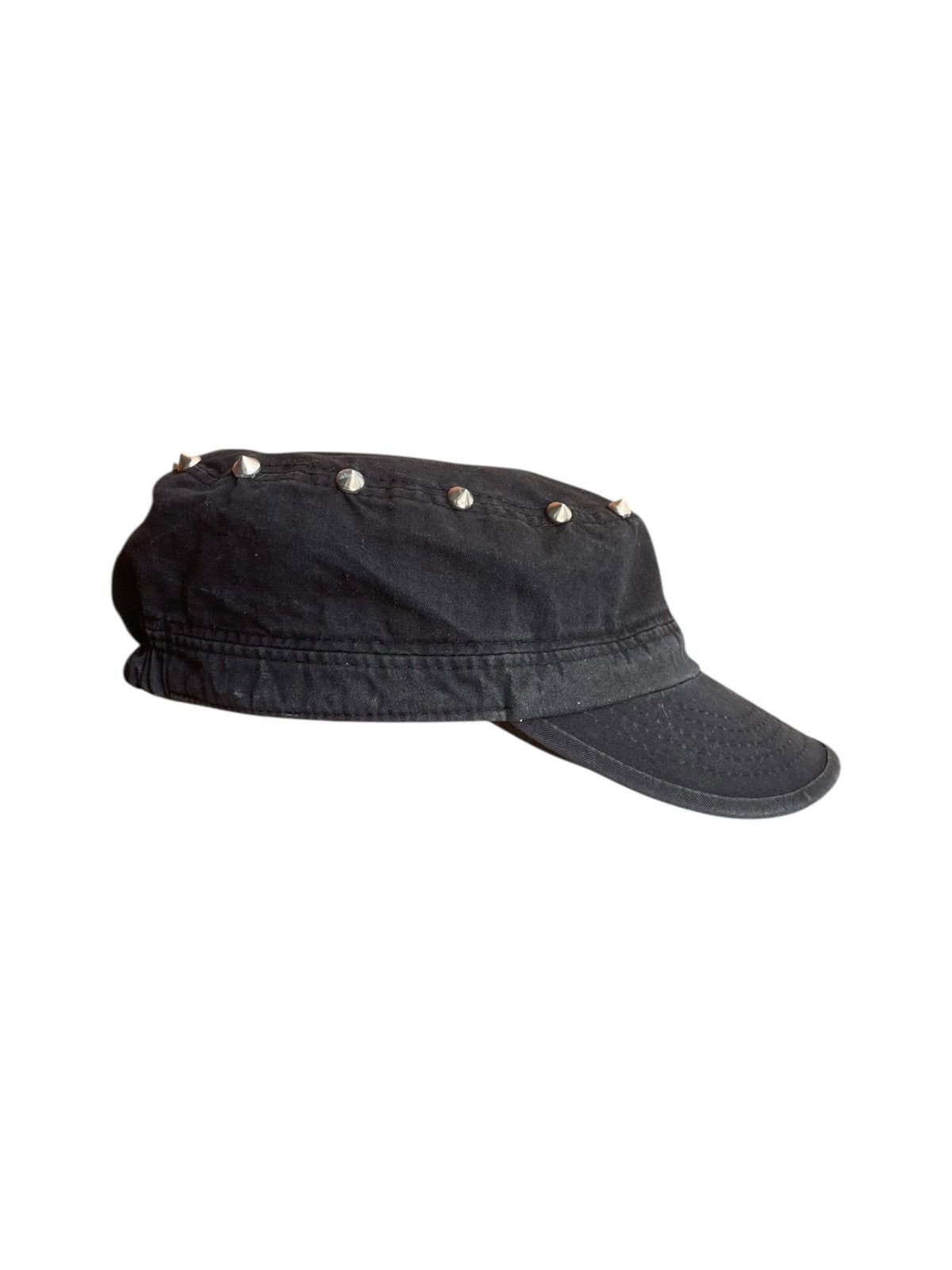 KMRii 2000s Archival Studded Cadet Hat Vkei Goth Punk Style Size ONE SIZE - 3 Thumbnail