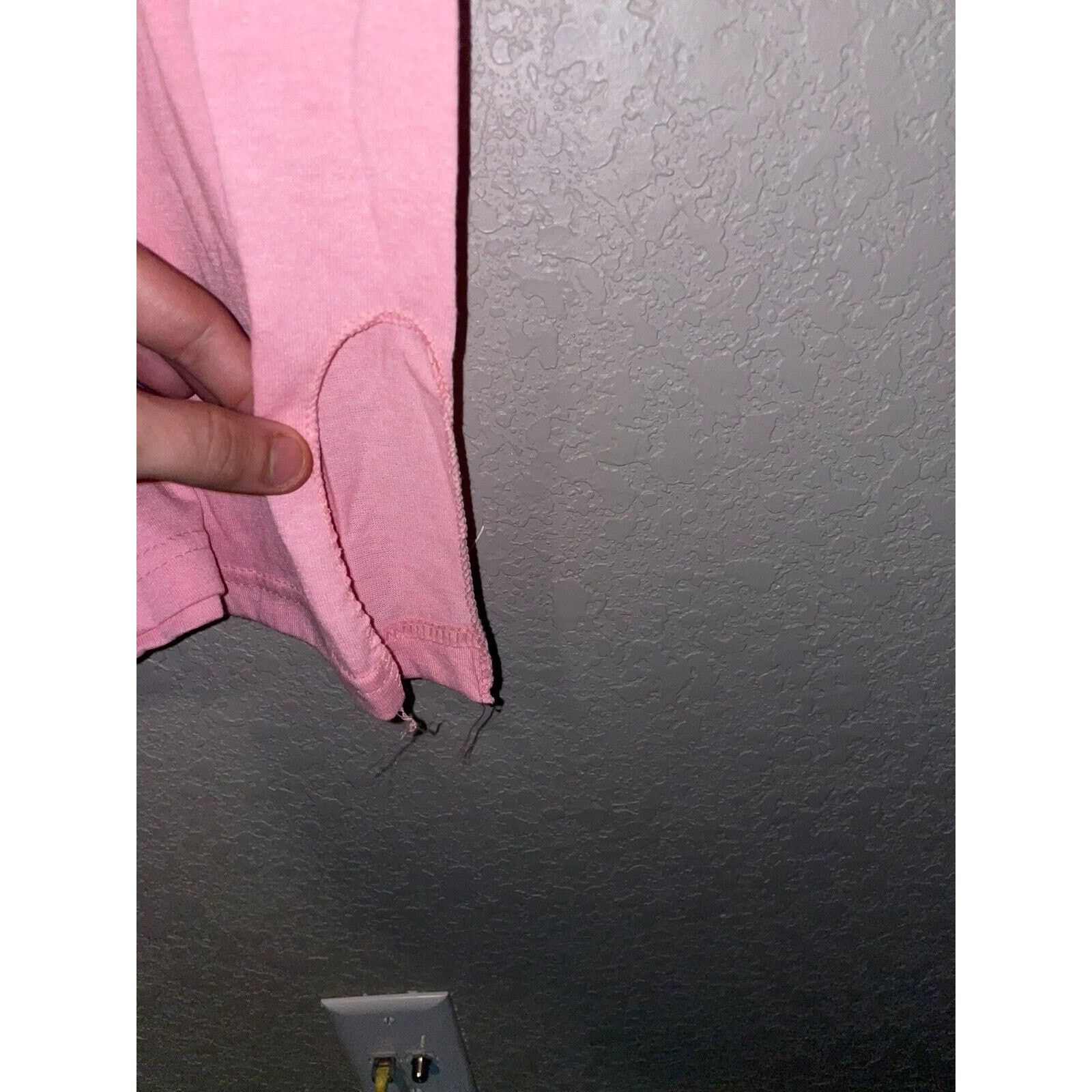 Jerzees 1980s Women's Jerzees Pink Sleeper Sleep Shirt 80s Women OS Size L / US 10 / IT 46 - 11 Thumbnail