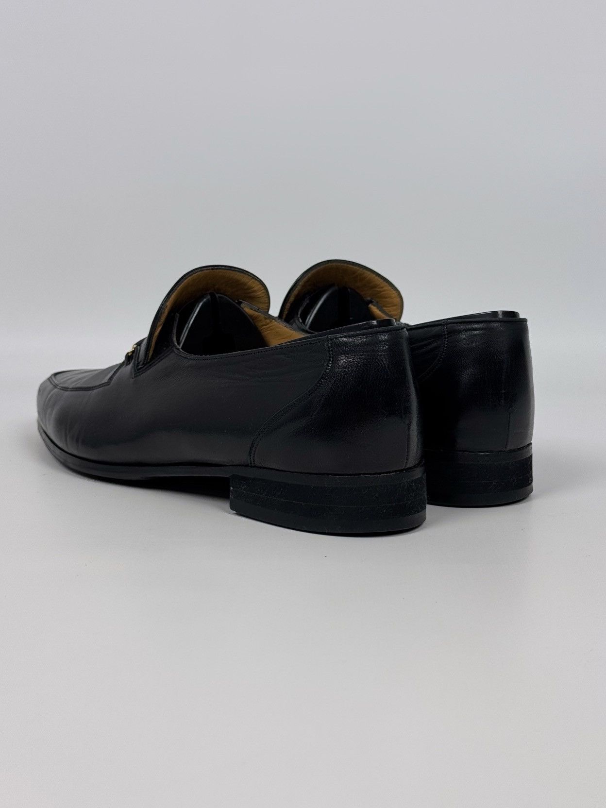 Bally Vintage Bally Leather Black Fimere Loafers Size US 8 / IT 38 - 6 Thumbnail
