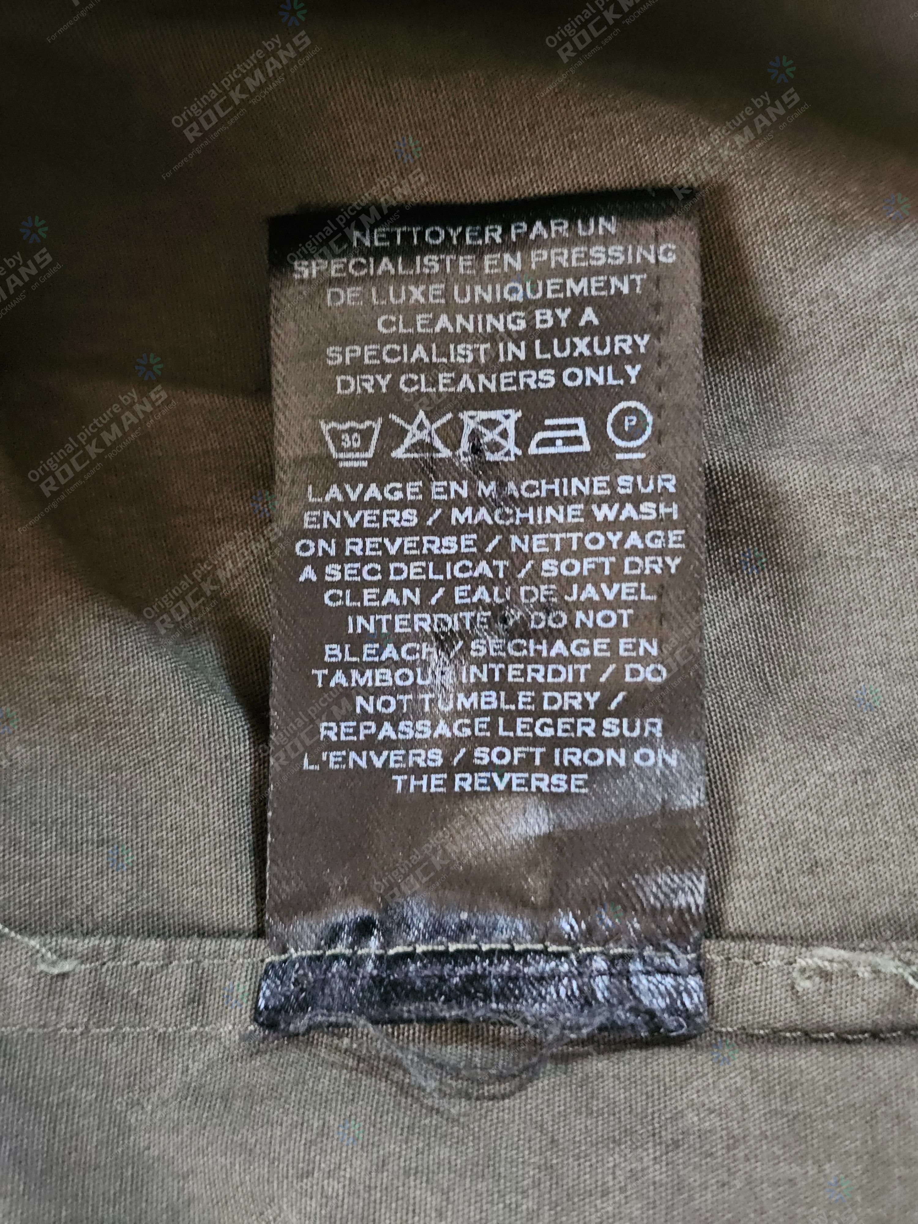 Balmain Balmain Men's Army Thick Embroidery Shirt Size 42 Size US L / EU 52-54 / 3 - 6 Thumbnail