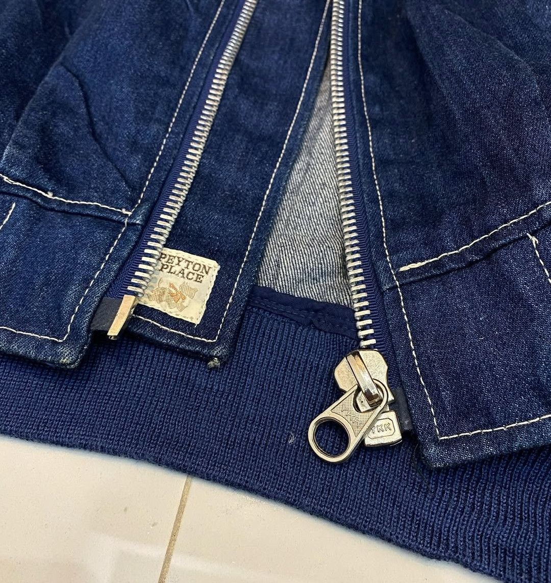 PPFM × Vintage 1995 PPFM 10th aniv bomber denim jacket Size US L / EU 52-54 / 3 - 3 Thumbnail