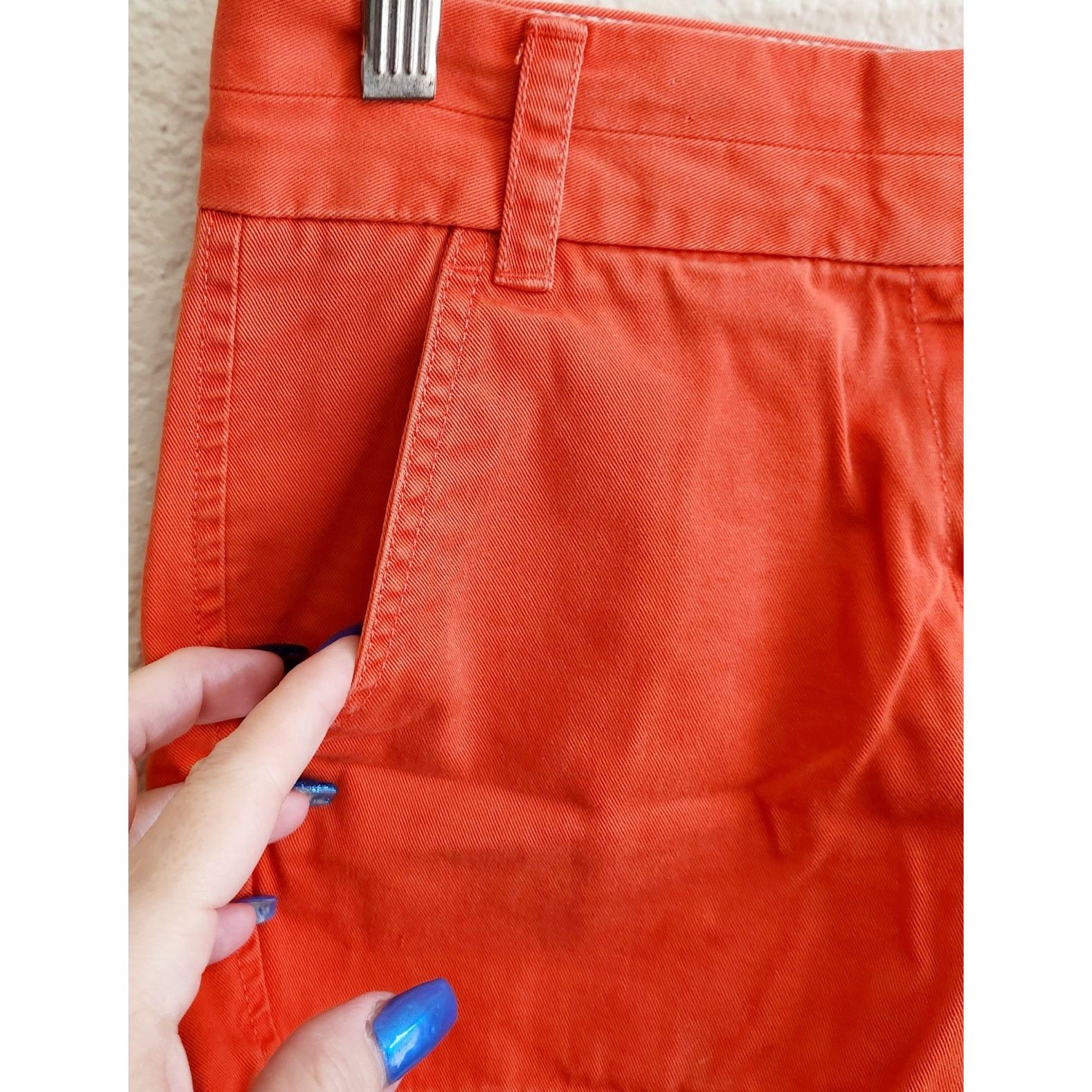 J.Crew J. Crew Orange Broken In Chino Shorts 2 Lightweight Soft Size 26" / US 2 / IT 38 - 2 Thumbnail