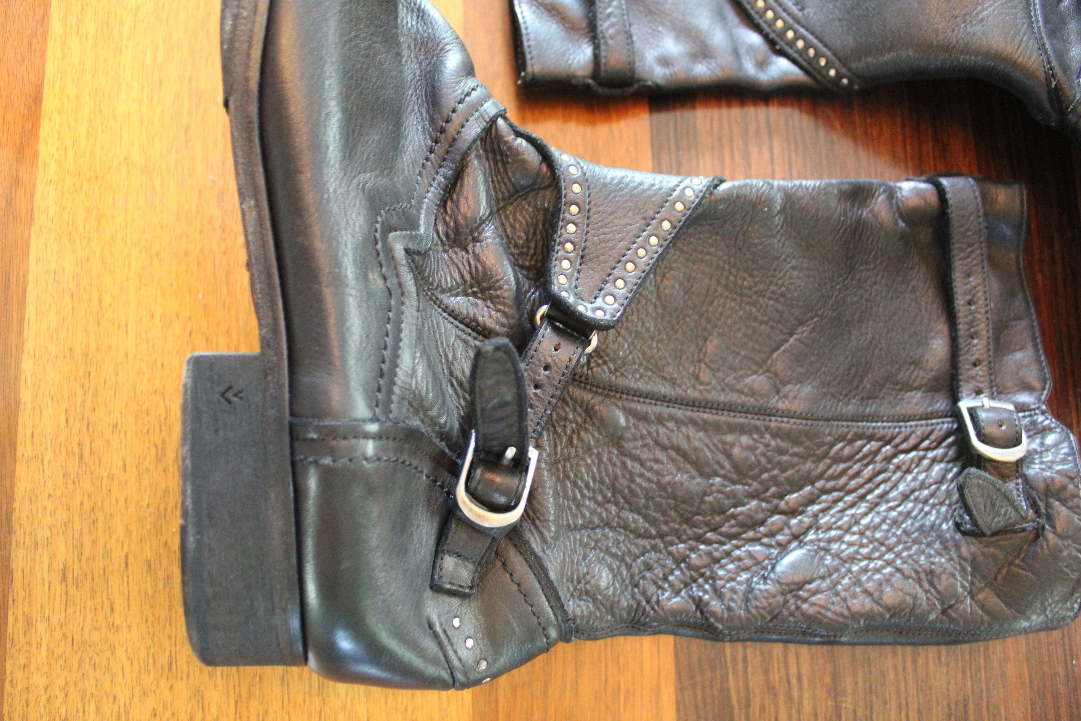 John Varvatos Varvatos Style 1029 – Made in Italy Studded Equestrian Boot Size US 11 / EU 44 - 3 Thumbnail