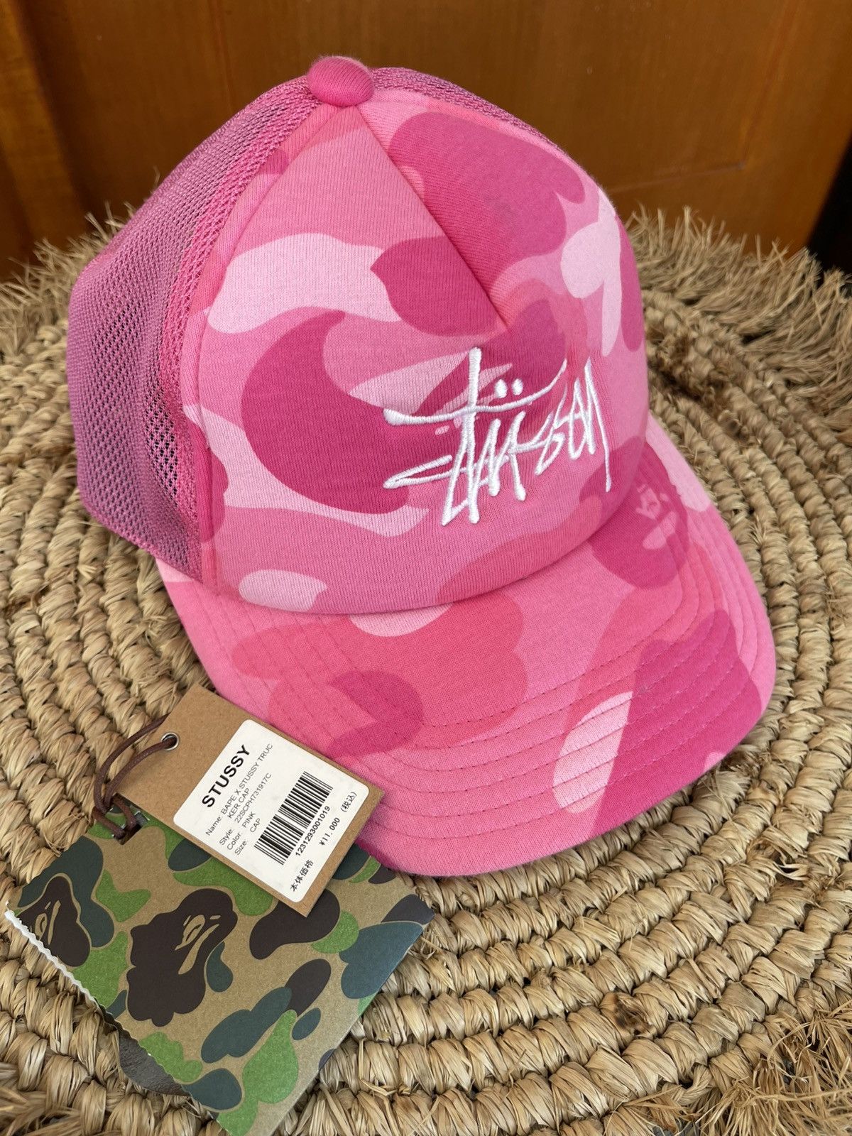 Bape × Stussy Stussy x Bape BNWT Deadstock Size ONE SIZE - 2 Thumbnail