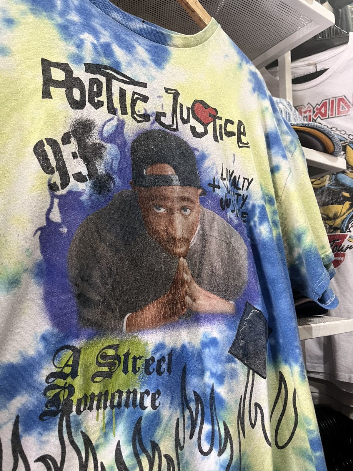 Band Tees Chemistry Poetic Justice Tupac Shakur 2Pac Tie Dye T-Shirt Size US XL / EU 56 / 4 - 2 Thumbnail