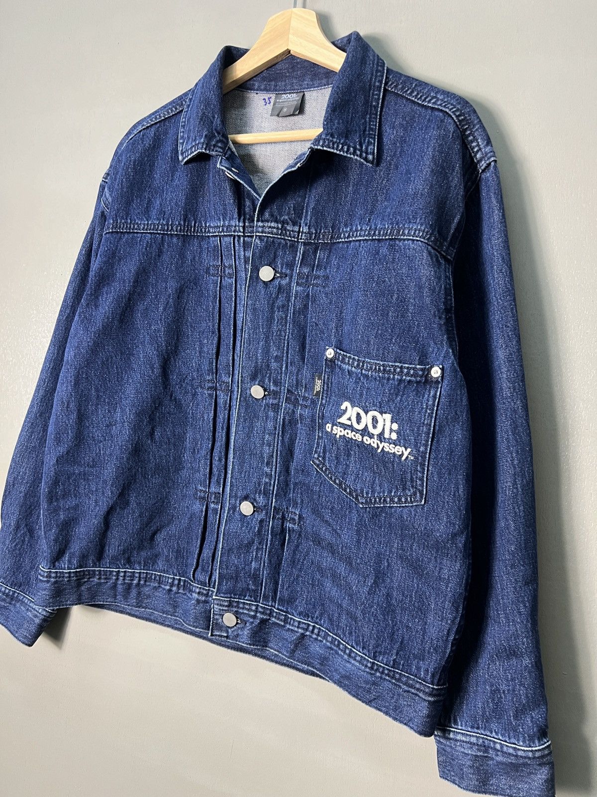 Japanese Brand Stanley Kubrick A Space Odyssey Type 1 Blue Denim Jacket Size US M / EU 48-50 / 2 - 5 Thumbnail