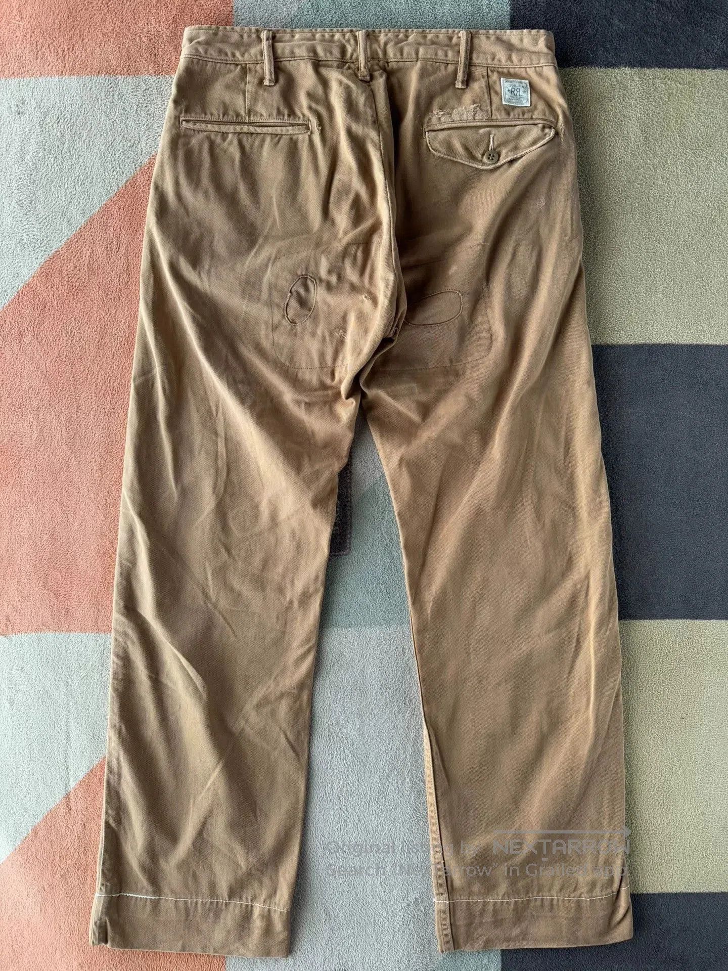 RRL Ralph Lauren RRL Ralph Lauren Double RL Distressed Casual Pants. Size US 31 - 2 Thumbnail