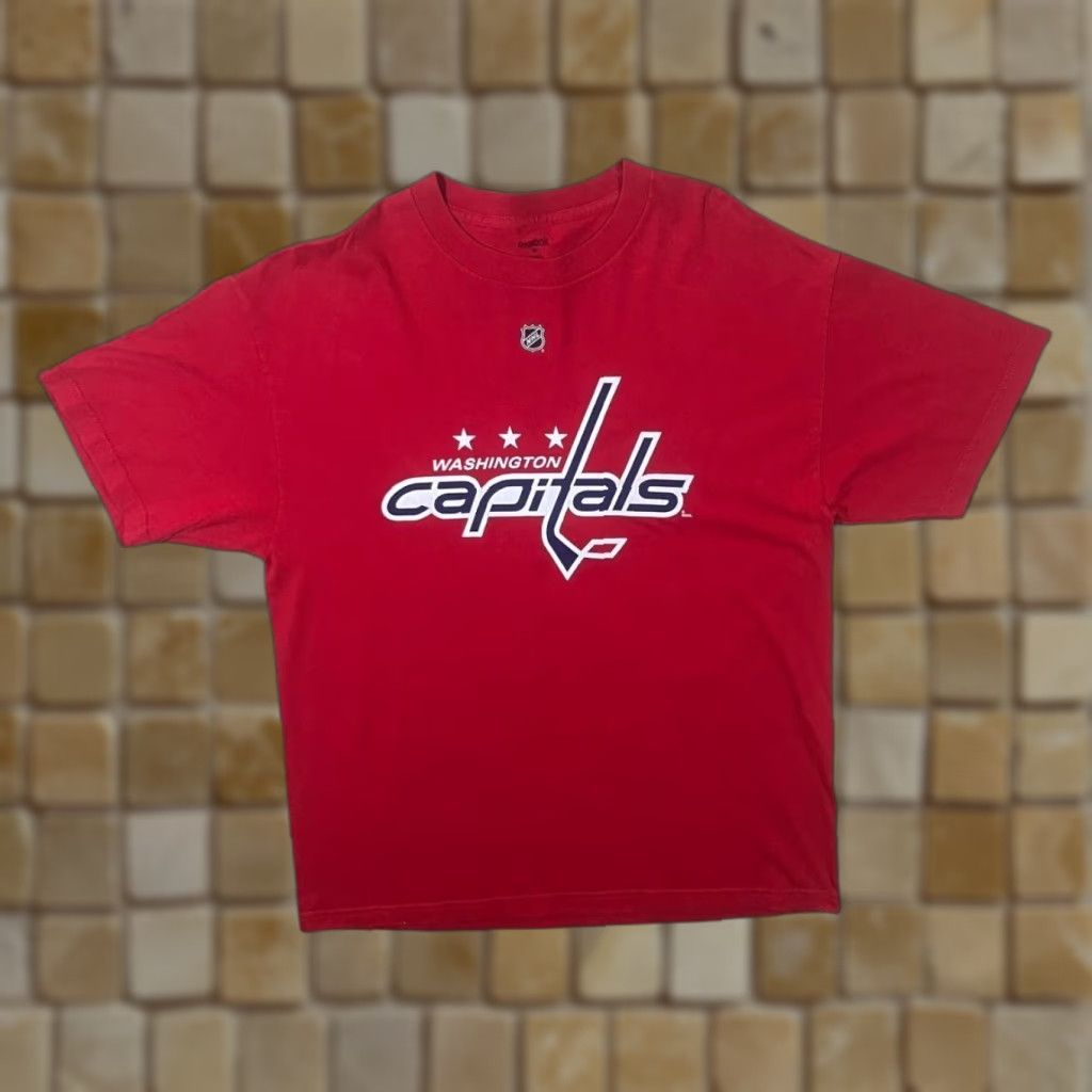 Reebok Reebok NHL Washington Capitals Semin 28 Ice Hockey Graphic Red T-Shirt XL Mens Size US XL / EU 56 / 4 - 1 Thumbnail