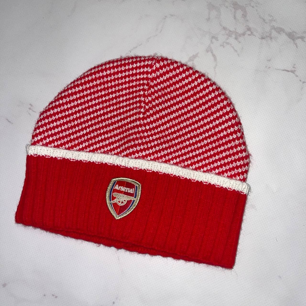 Vintage Arsenal Knit Acrylic Winter Hat Beanie Football Soccer Size ONE SIZE - 3 Thumbnail