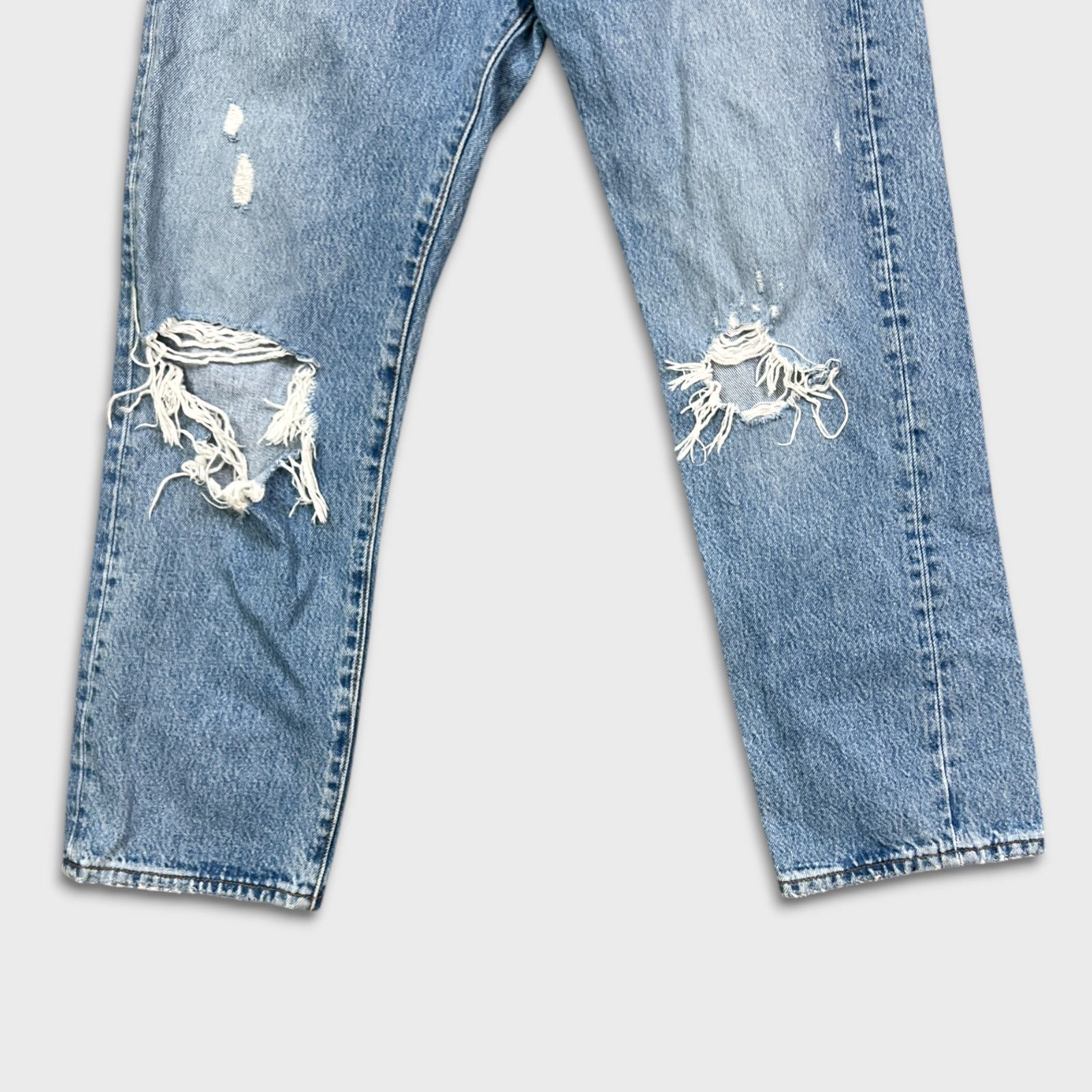 Levi's × Vintage Levi’s Wedgie Straight Jeans 28x26 High Waist Blue Denim Size 28" / US 6 / IT 42 - 5 Thumbnail