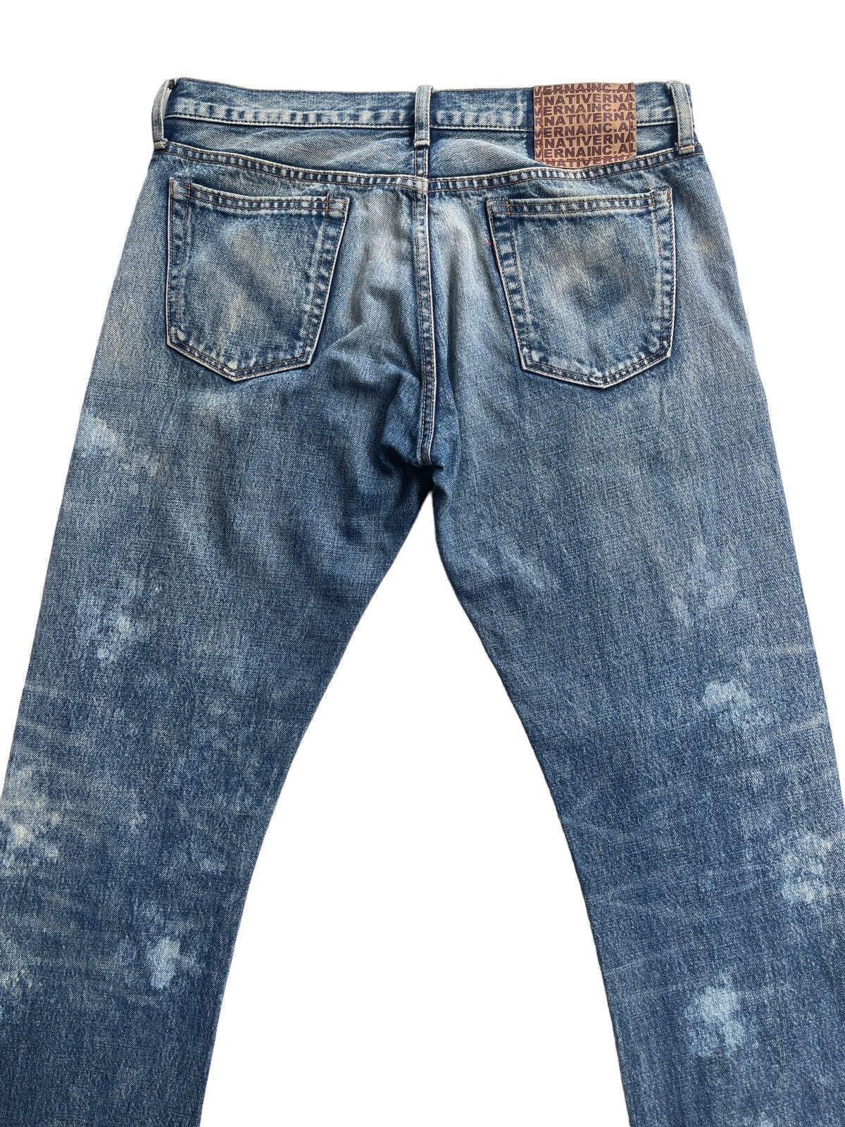 Japanese Brand RNA.Inc Japanese Splatter Distressed Denim Size US 32 / EU 48 - 7 Thumbnail