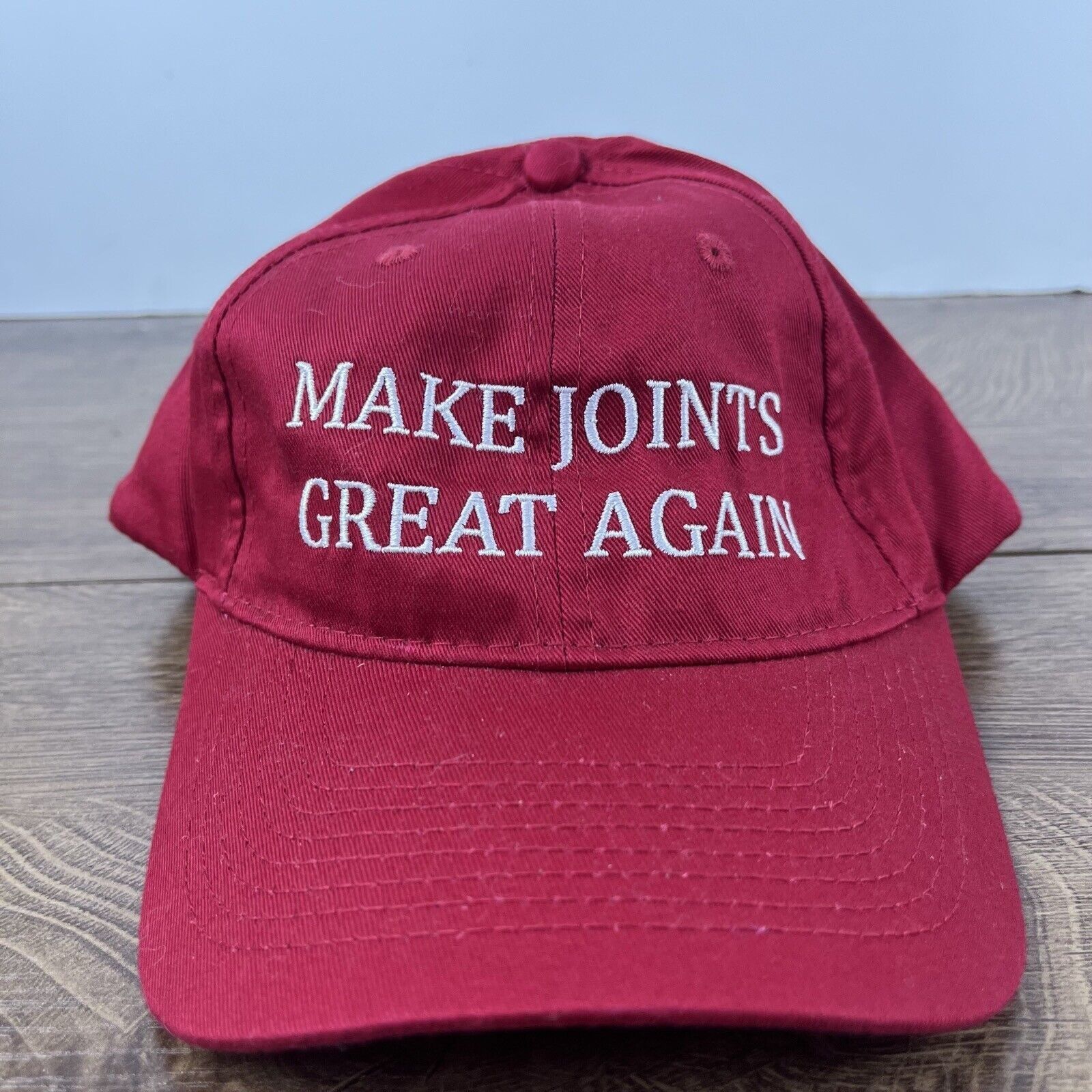 Other Make Joints Great Again Hat Red Hat Adjustable Hat Red Adult Size ONE SIZE - 4 Thumbnail