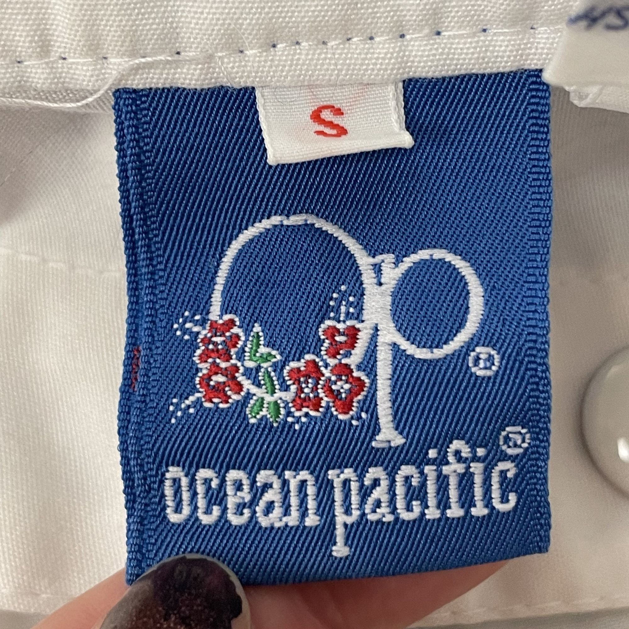 Ocean Pacific Vtg OP Ocean Pacific 4 Pocket Coat HOODIE Lined Jacket Size US S / EU 44-46 / 1 - 4 Thumbnail