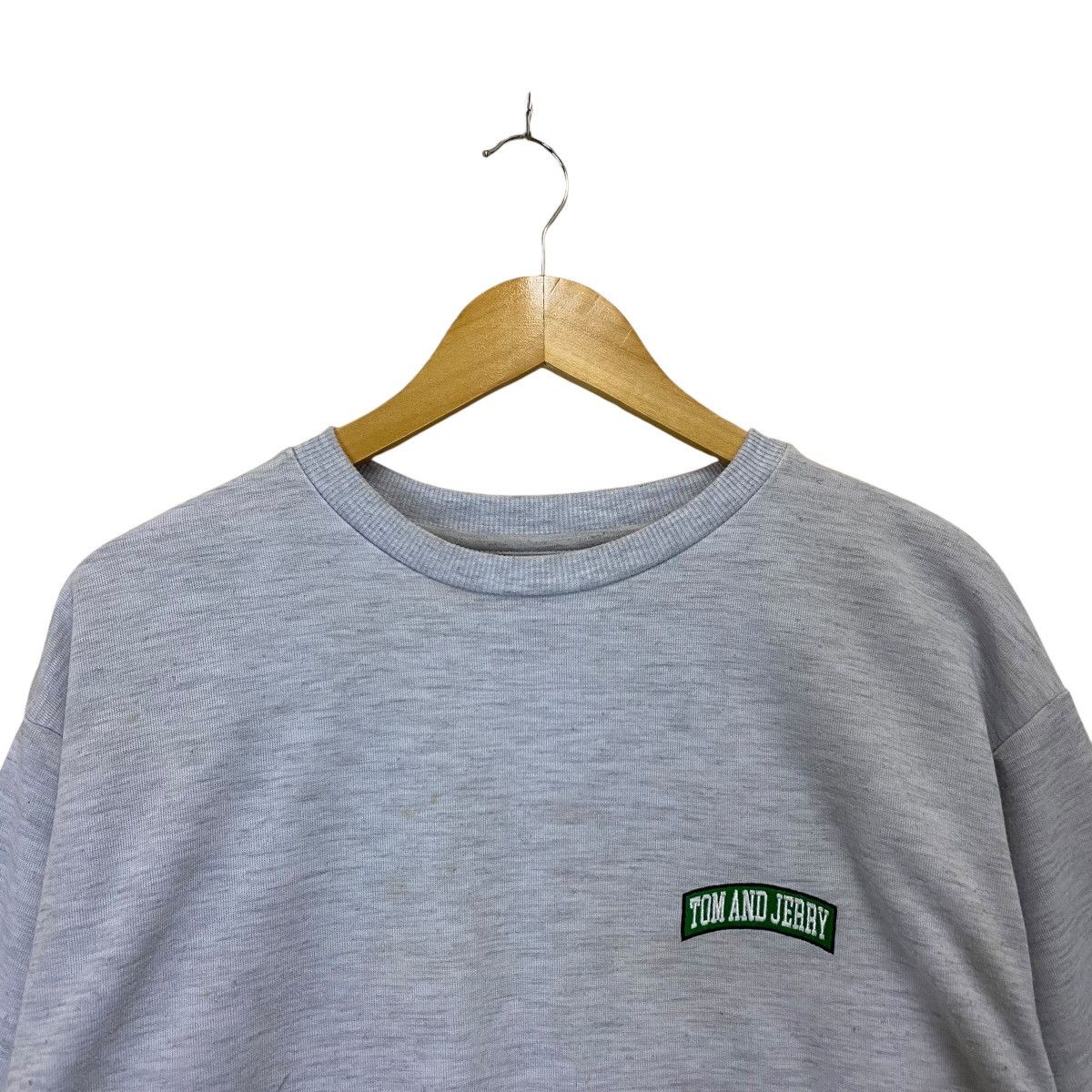 Cartoon Network × Disney × Japanese Brand Tom n Jerry Big Logo Crewneck Sweatshirt Size US XL / EU 56 / 4 - 7 Thumbnail