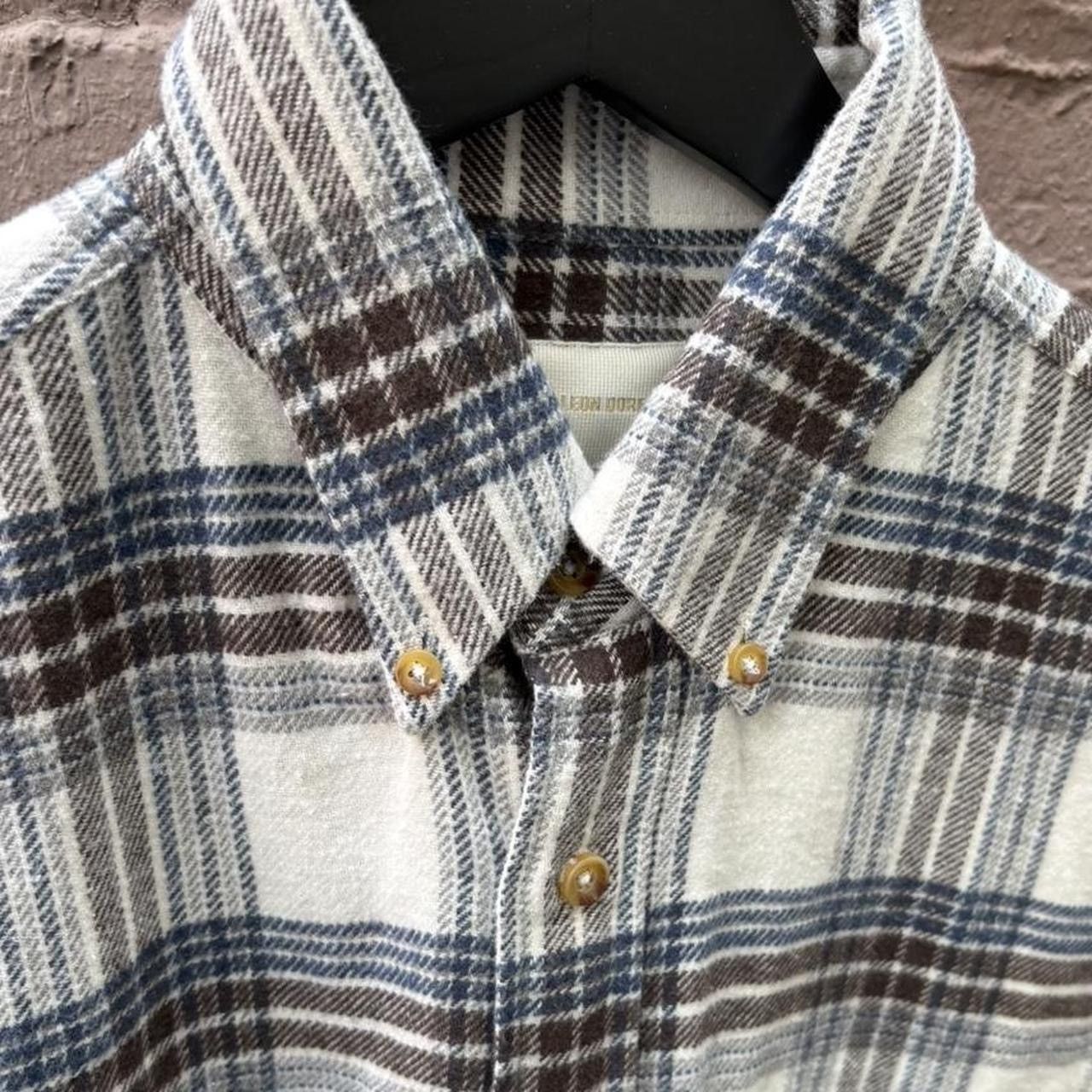 Aime Leon Dore NWOT Aime Leon Dore Blue and Brown Plaid Flannel Shirt Size US S / EU 44-46 / 1 - 4 Thumbnail