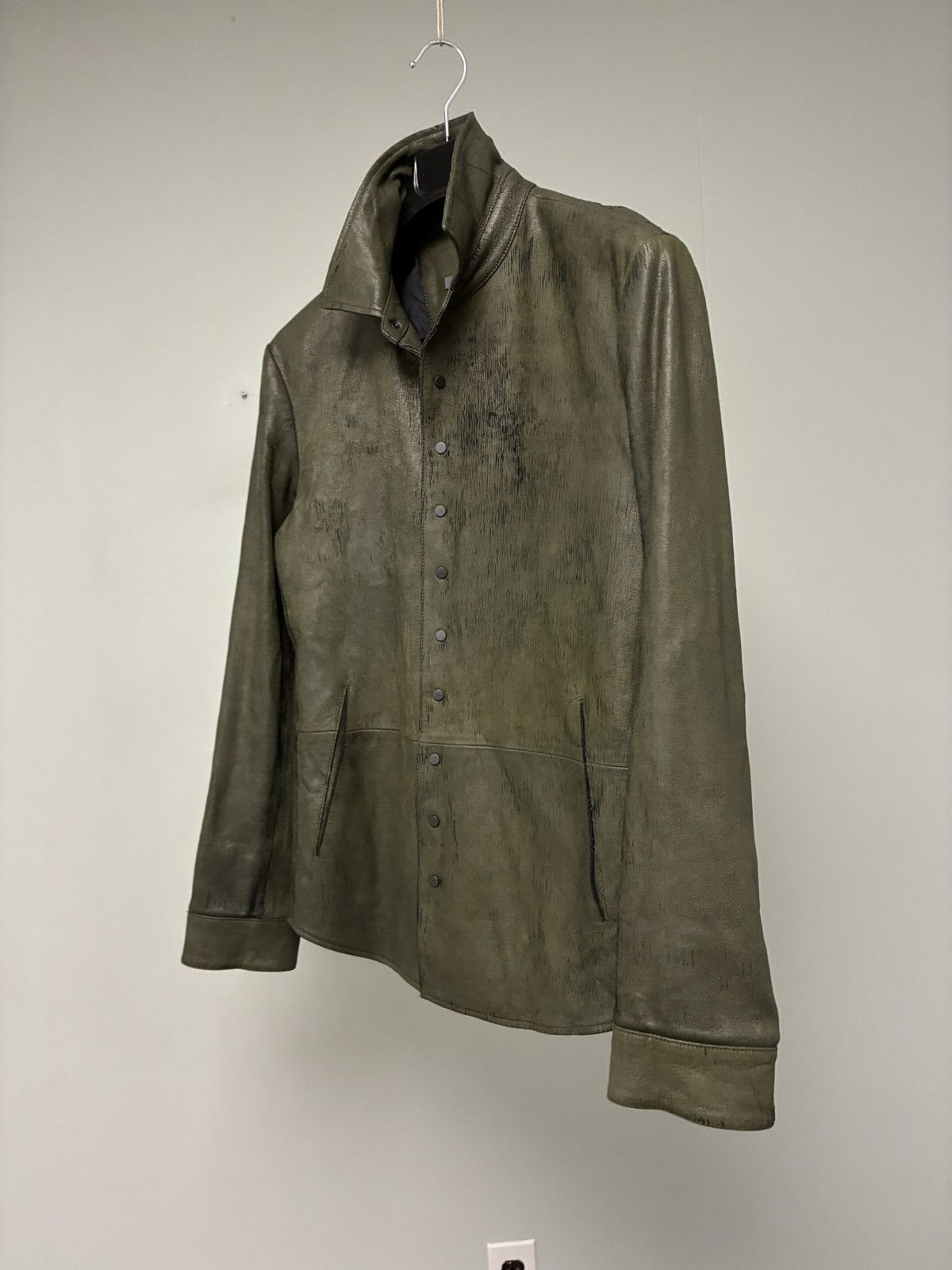 John Varvatos Kelch Leather Shirt Jacket EU 44 USA 34 small Size US S / EU 44-46 / 1 - 25 Thumbnail