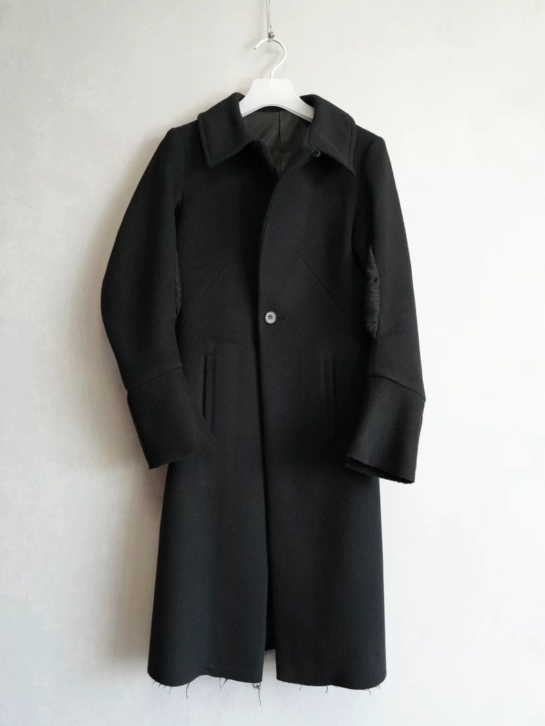 Yohji Yamamoto Yohji Yamamoto95AW Show Cut Raw Edge Coat 2503-Nextarrow Size US S / EU 44-46 / 1 - 4 Thumbnail