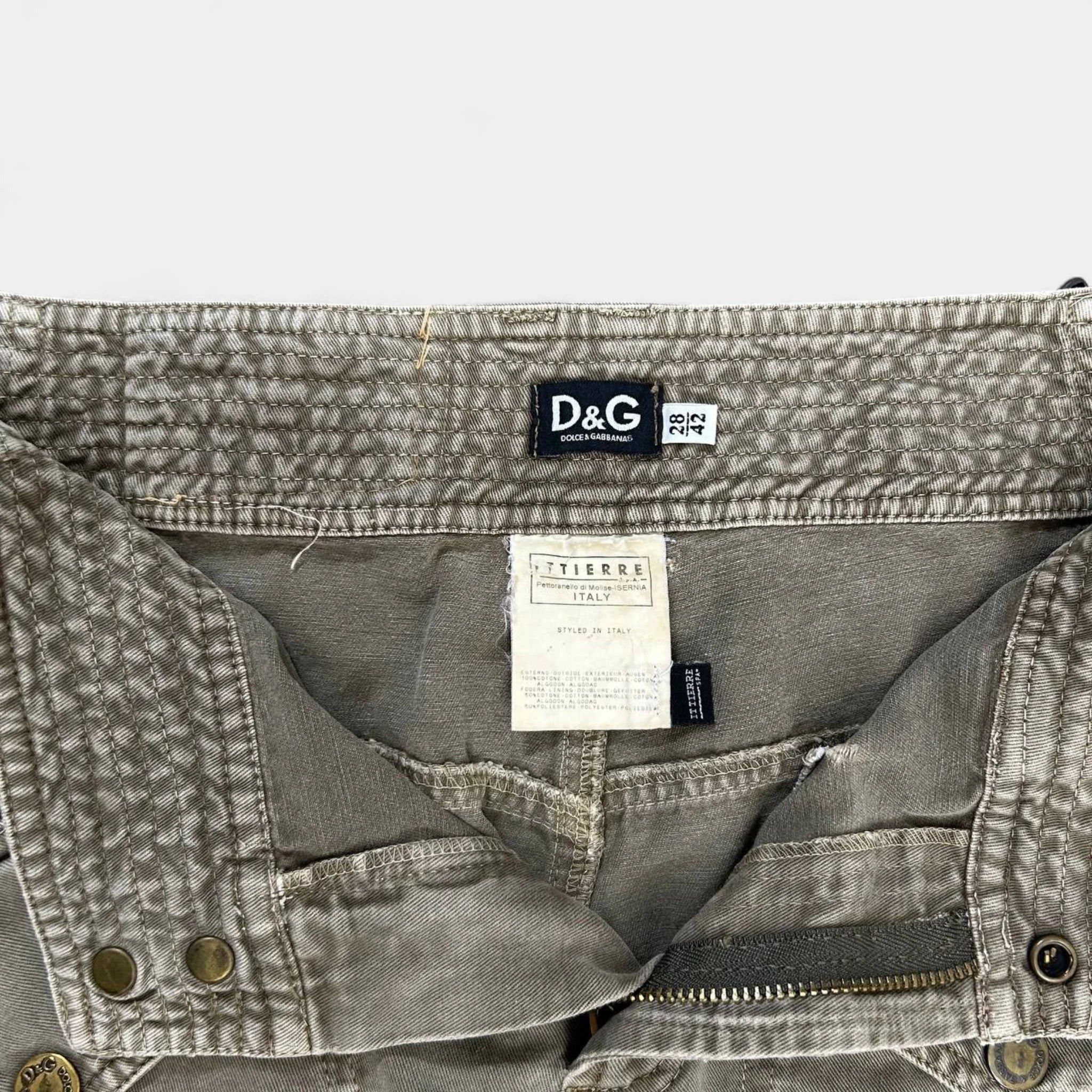 Dolce & Gabbana Dolce & Gabbana Green Military Style Pants Size 28" / US 6 / IT 42 - 5 Thumbnail